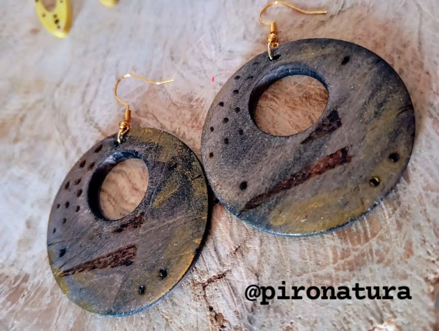 Pendientes madera - Imagen 3