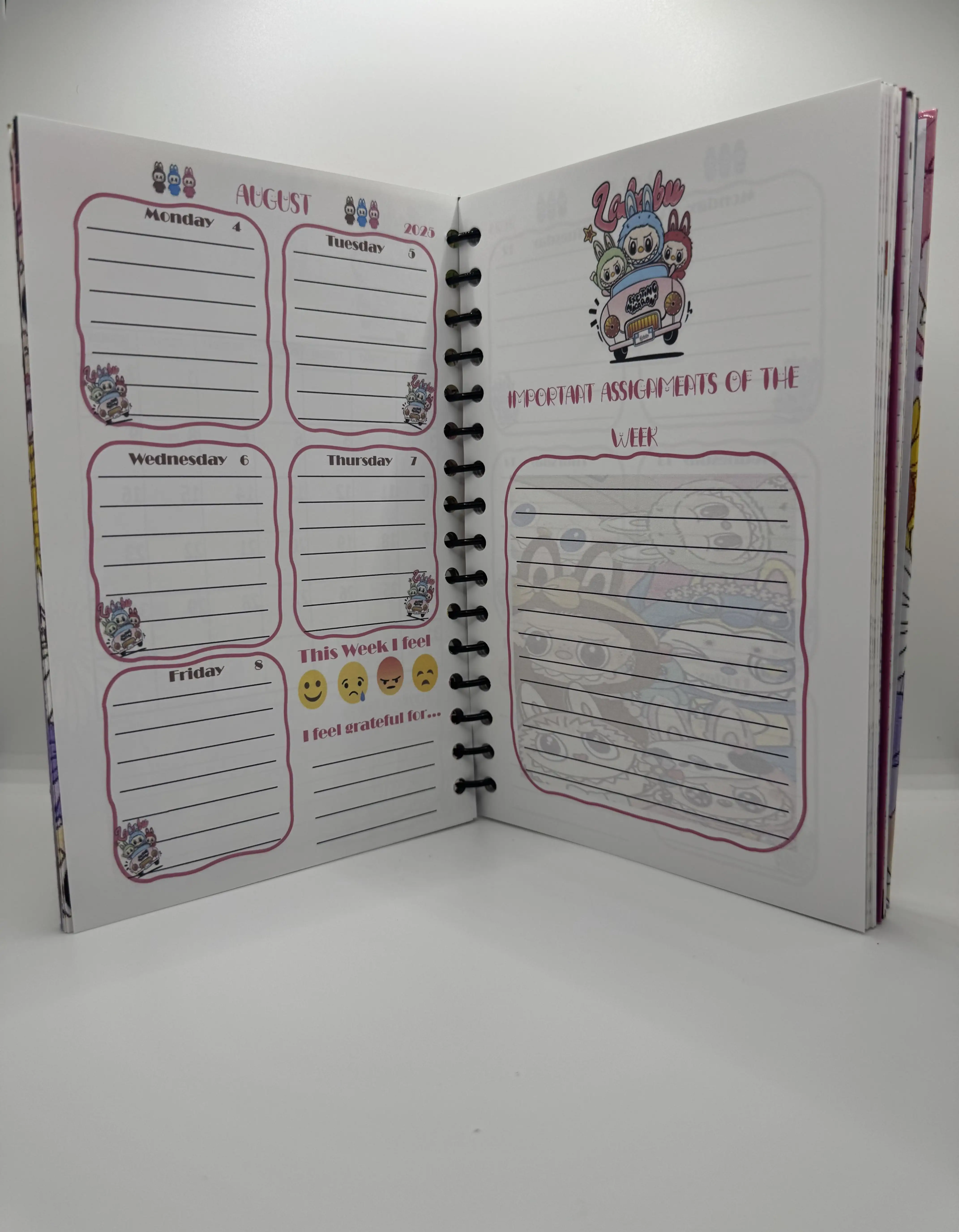 School Planner 2025-2026 LABUBU - Imagen 5
