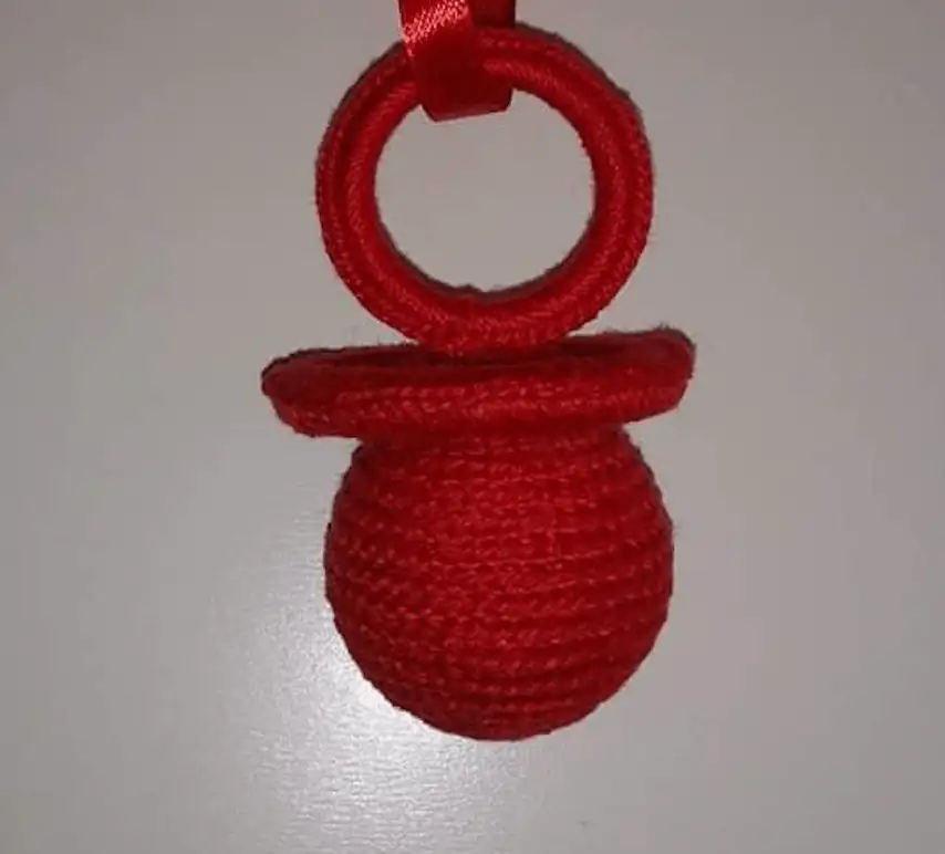 Chupete a crochet