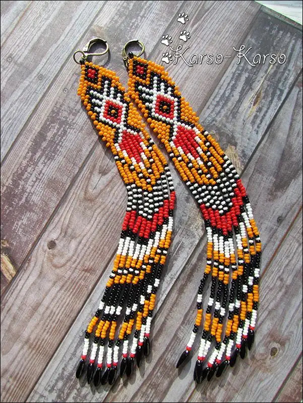 Aretes largos - Imagen 4
