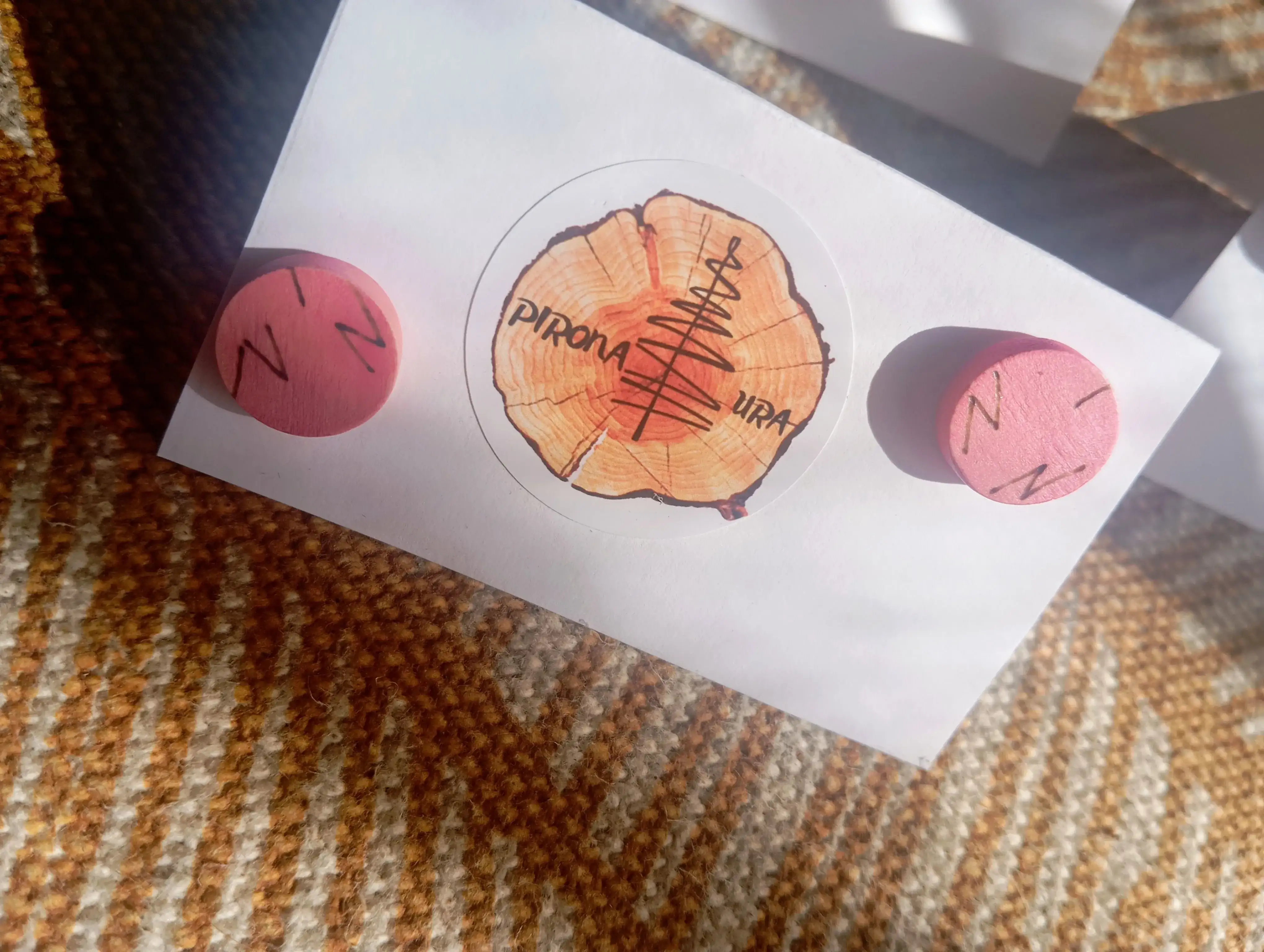 Pendientes madera - Imagen 2