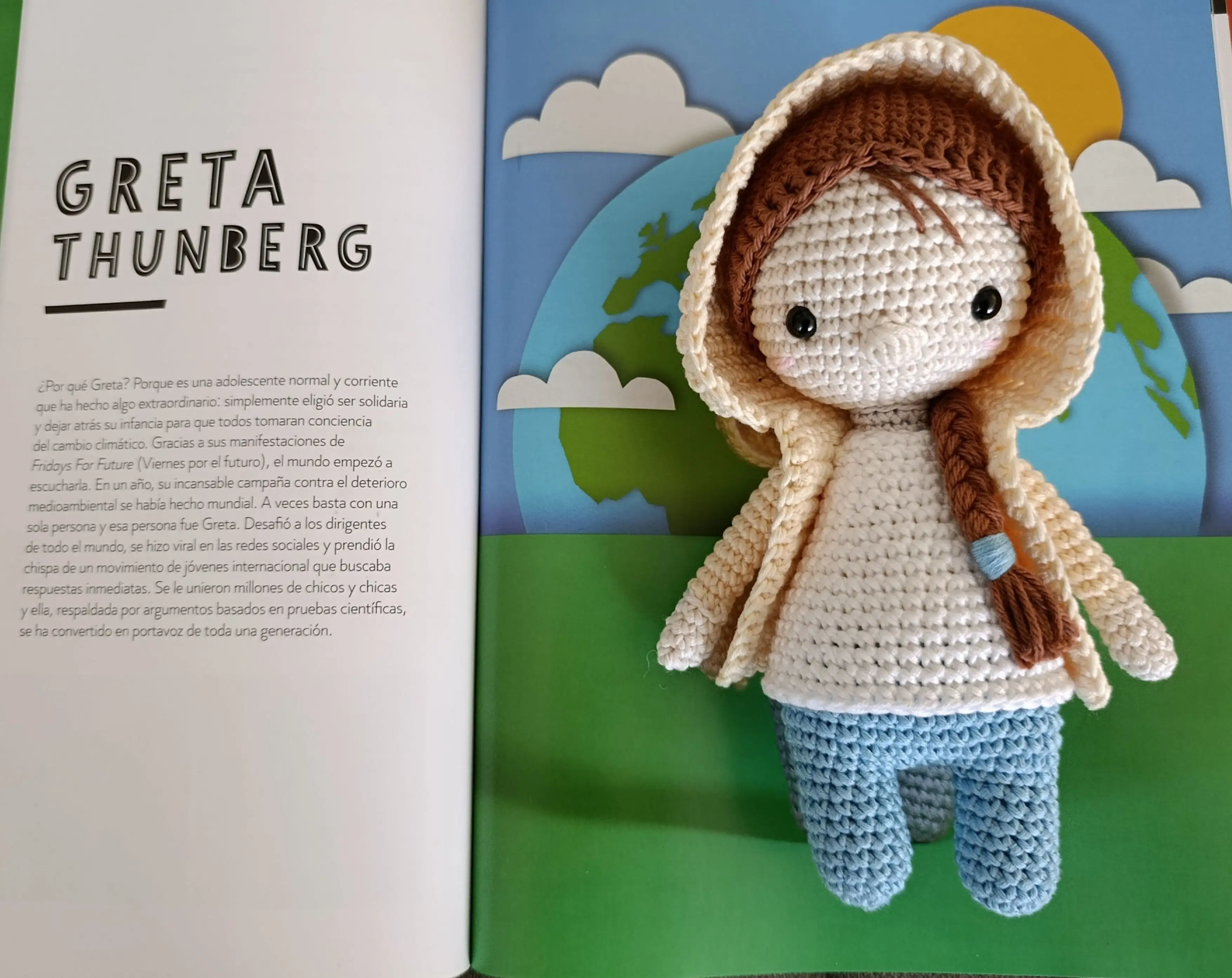 Greta Thunberg Amigurumi - Imagen 2