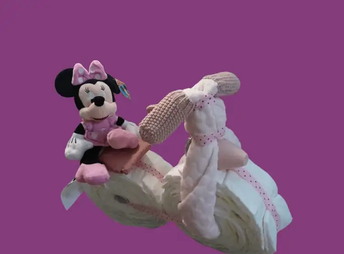 Minnie en moto