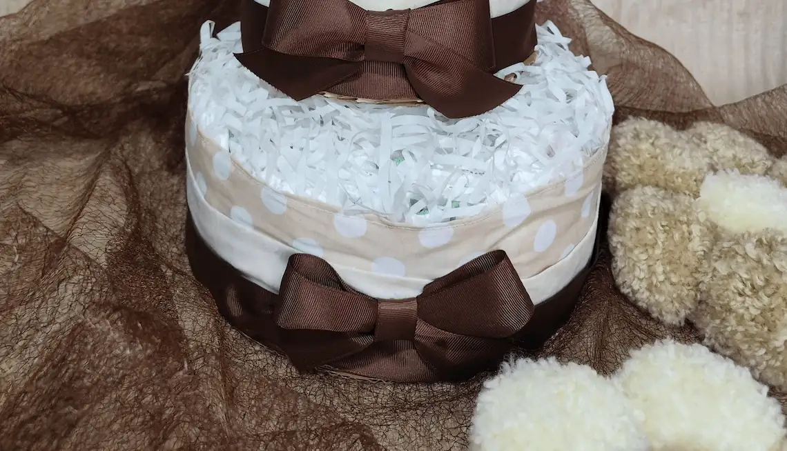 Tarta de pañales chocolat - Imagen 3