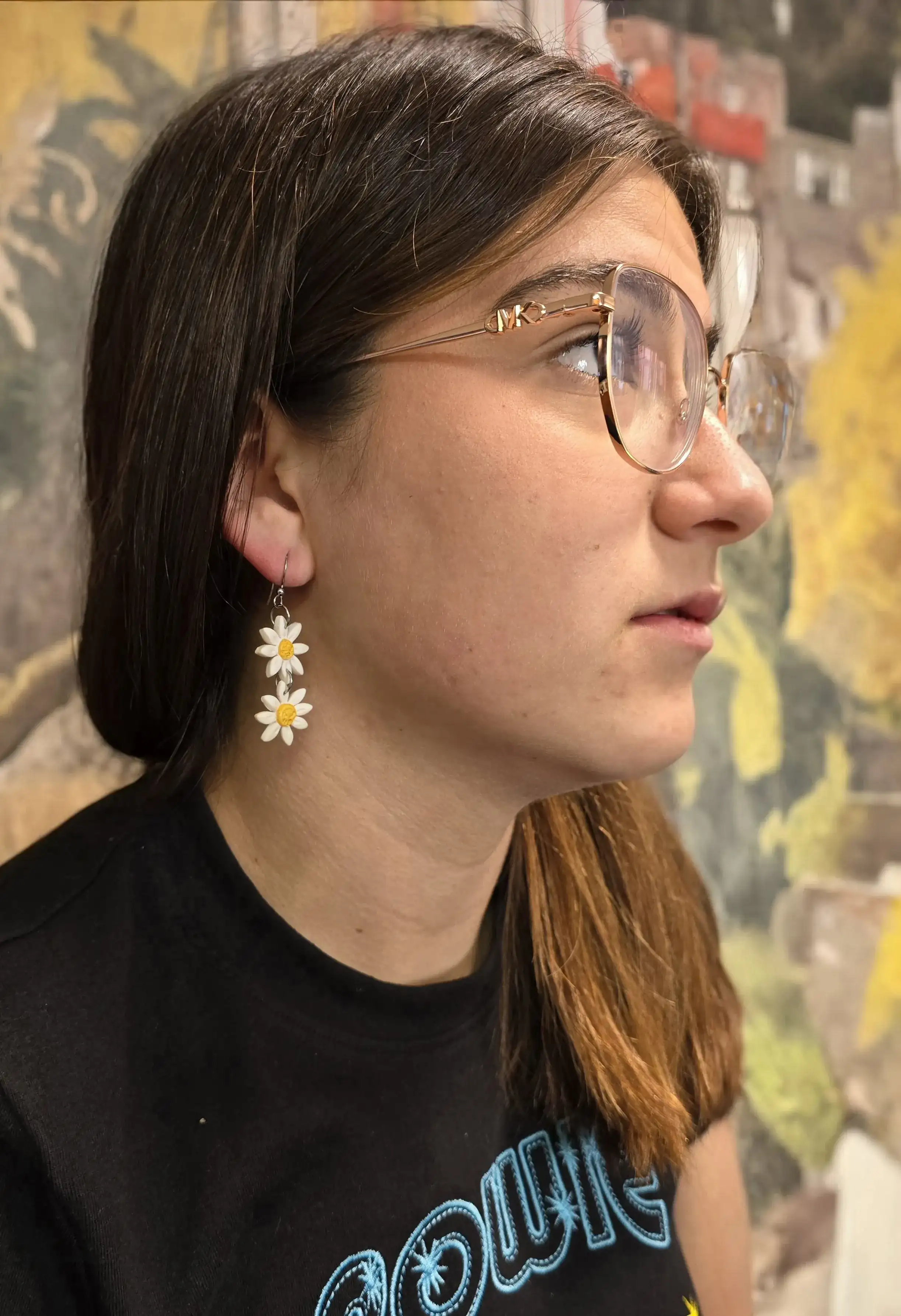 Pendientes margarita modelo 6 - Imagen 2