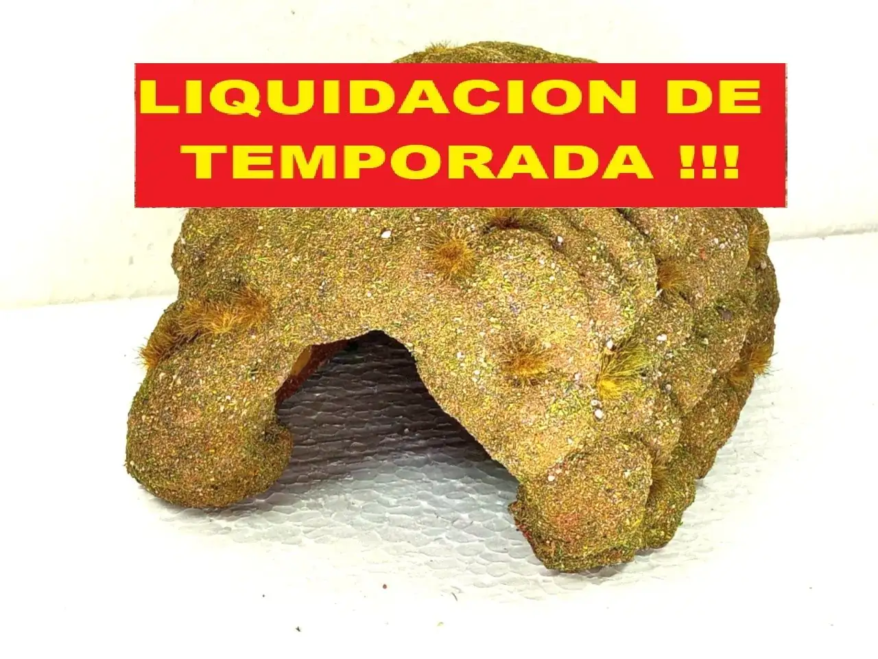 REFUGIO ROCA  A-146. Cueva para terrarios, ideal para geckos, serpientes y demás reptiles. - Imagen 2