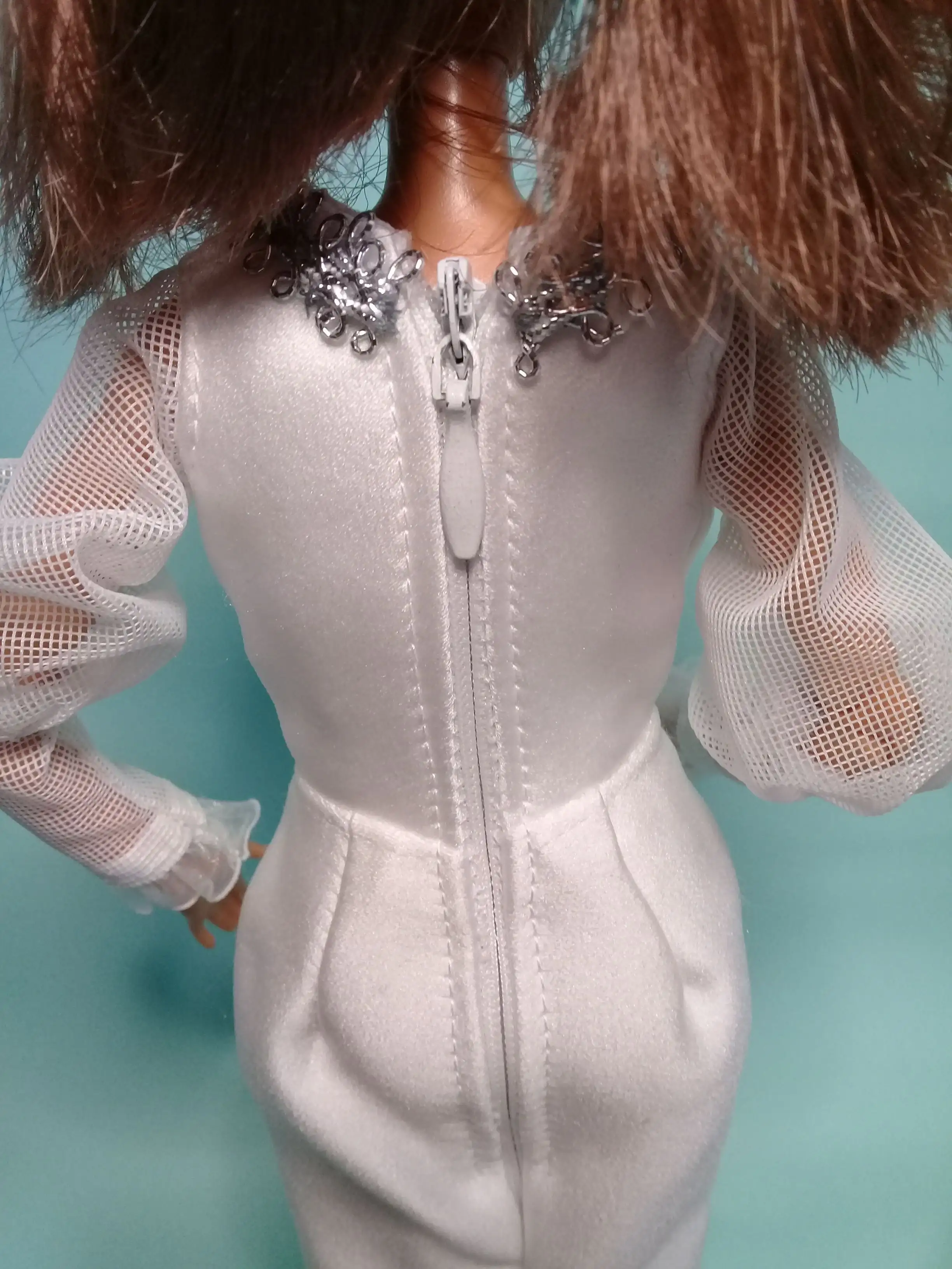 Conjunto de boda elegante para muñeca de 12" - Imagen 2