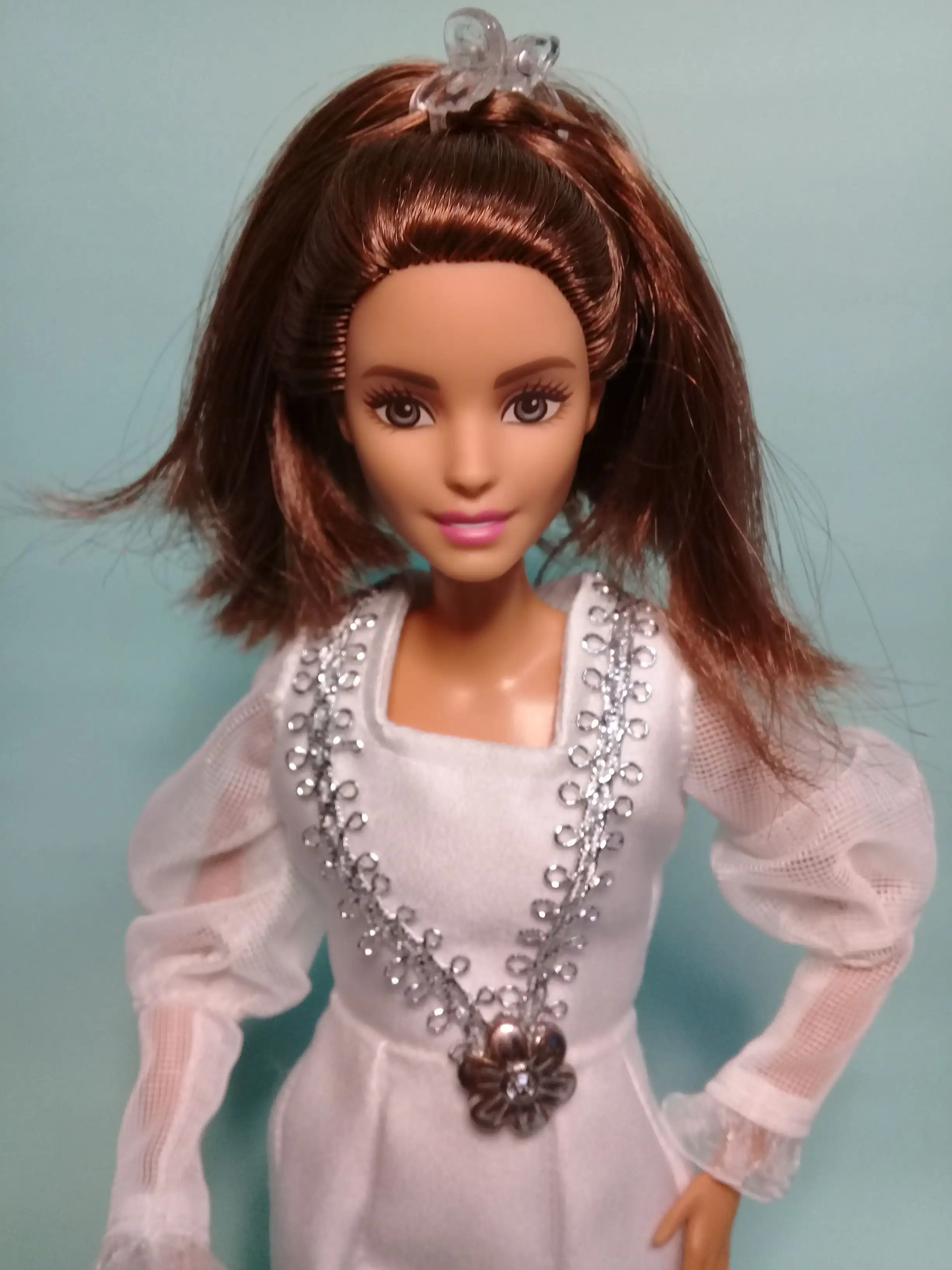 Conjunto de boda elegante para muñeca de 12" - Imagen 5