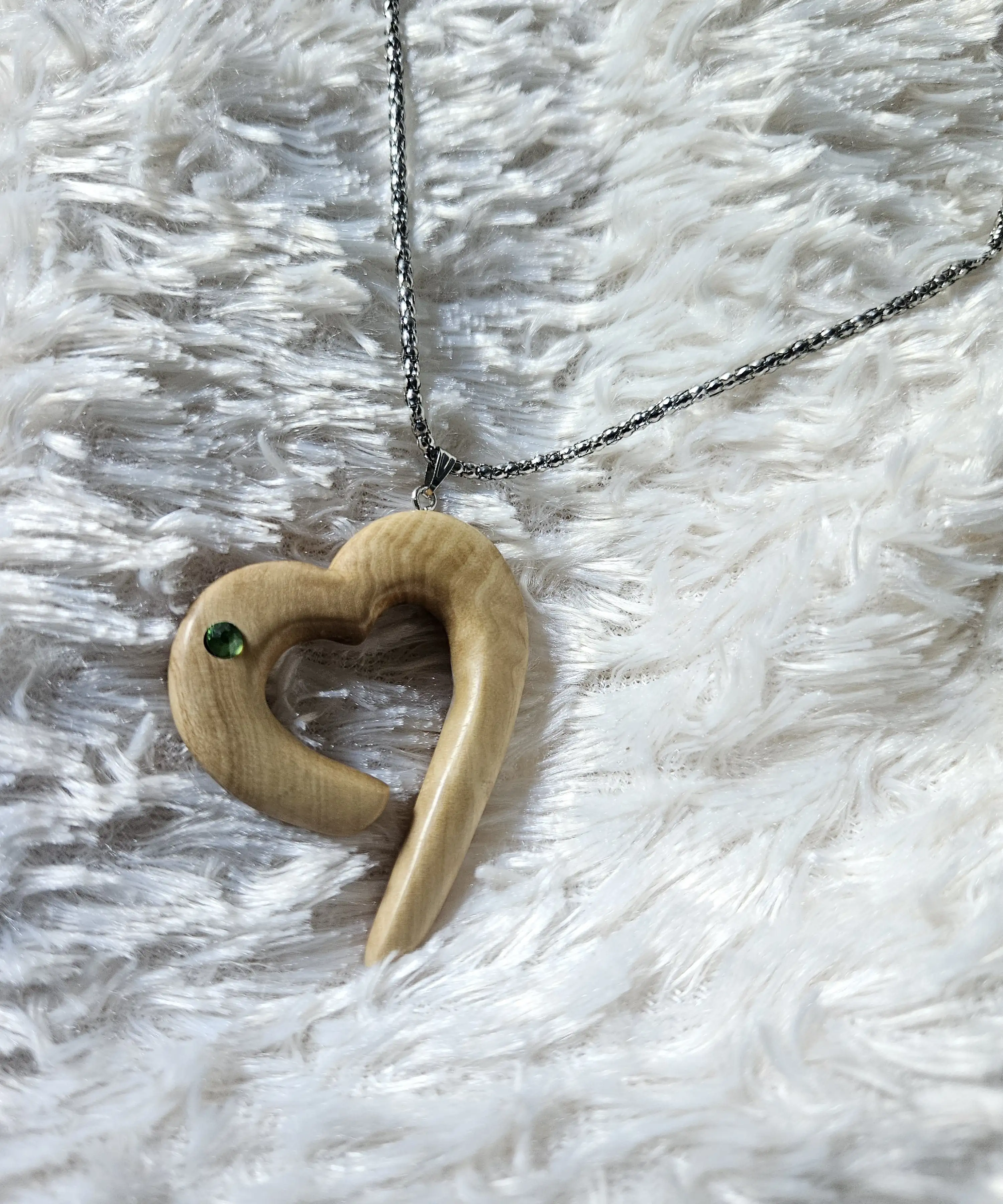 Collar Corazon de olivo - Imagen 2