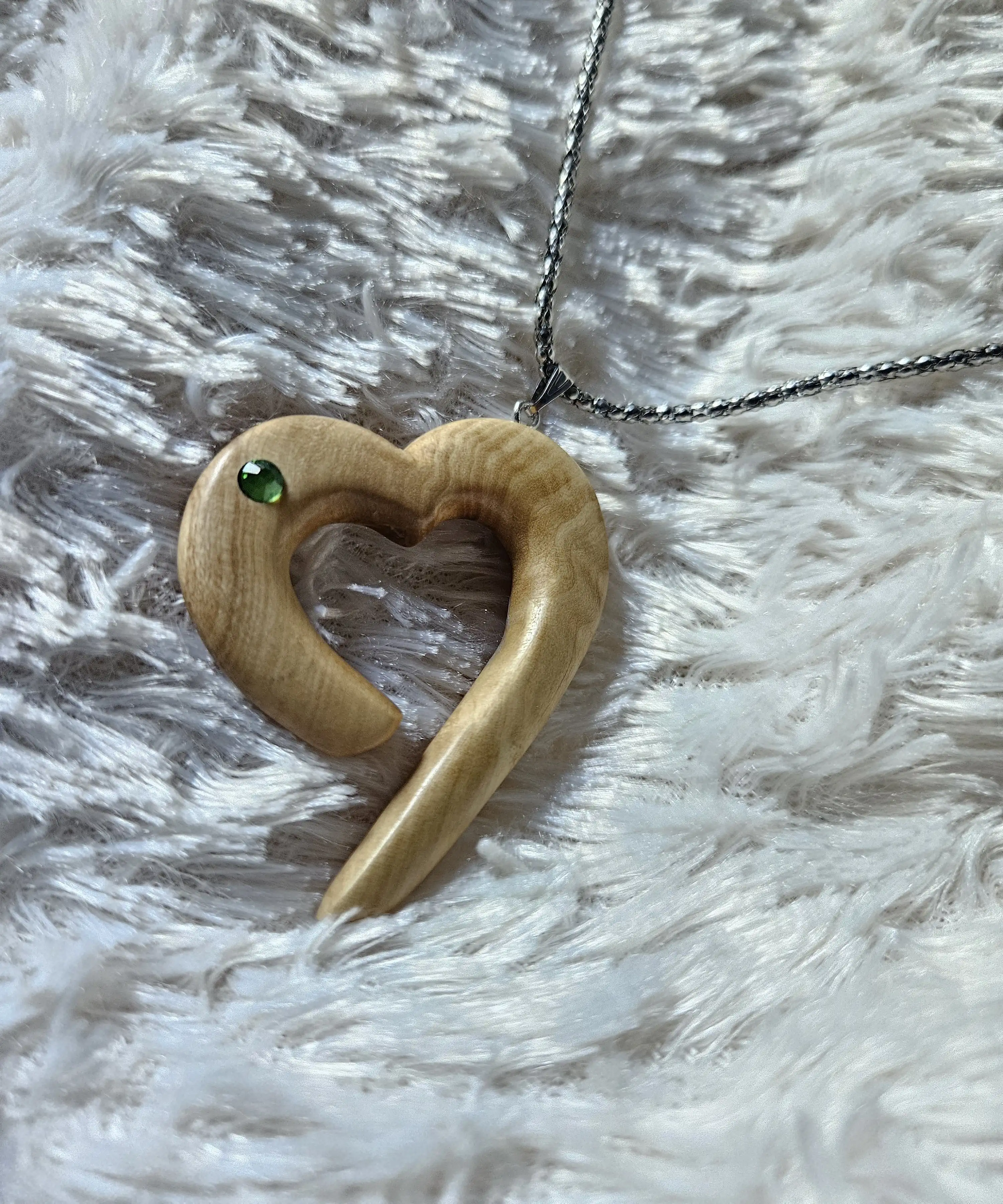 Collar Corazon de olivo - Imagen 4