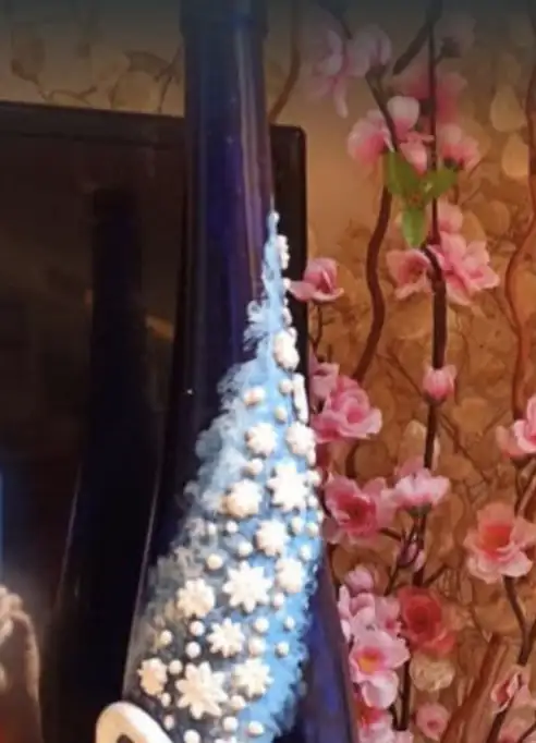 Botella decorada cisnes - Imagen 2