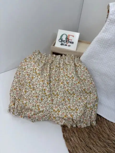 Pantalón bombacho unisex reversible