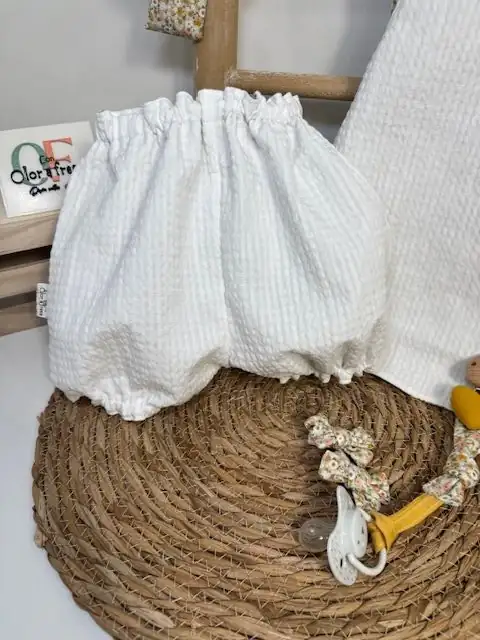 Pantalón bombacho unisex reversible - Imagen 2