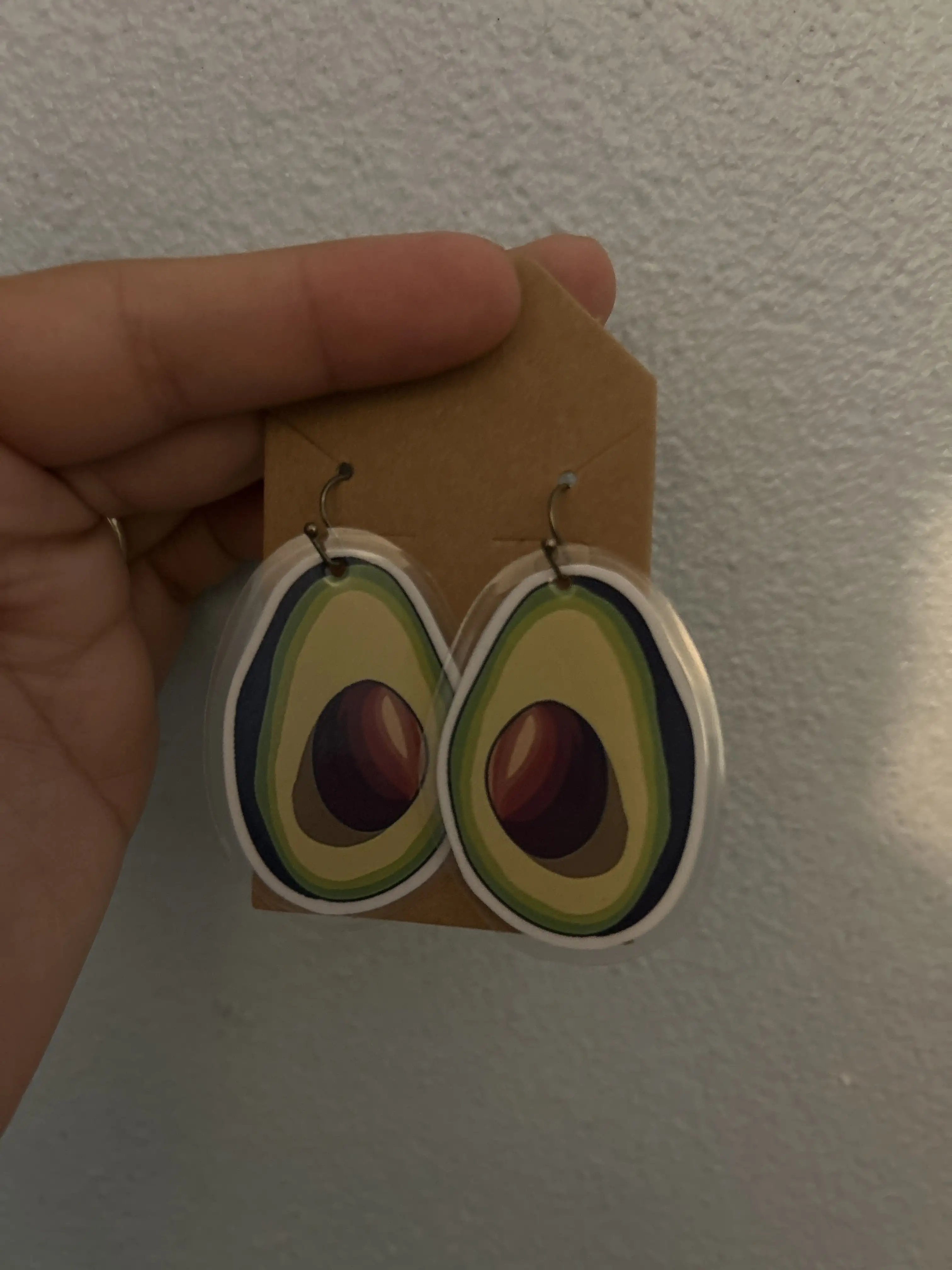 Pendiente de aguacate