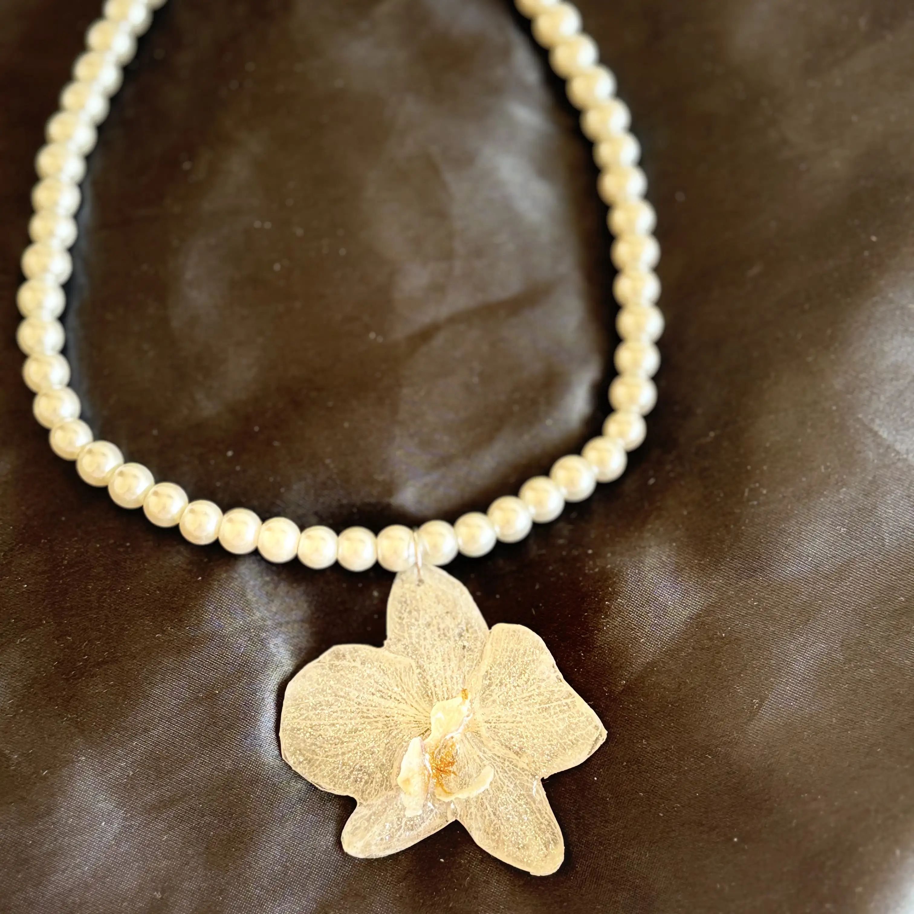 Collar orquídea - Imagen 5