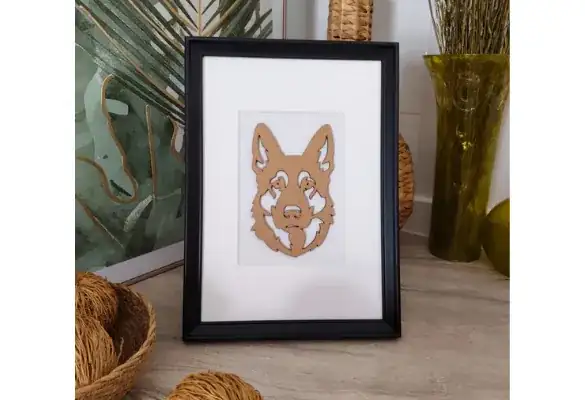 Retratos madera personalizados mascota