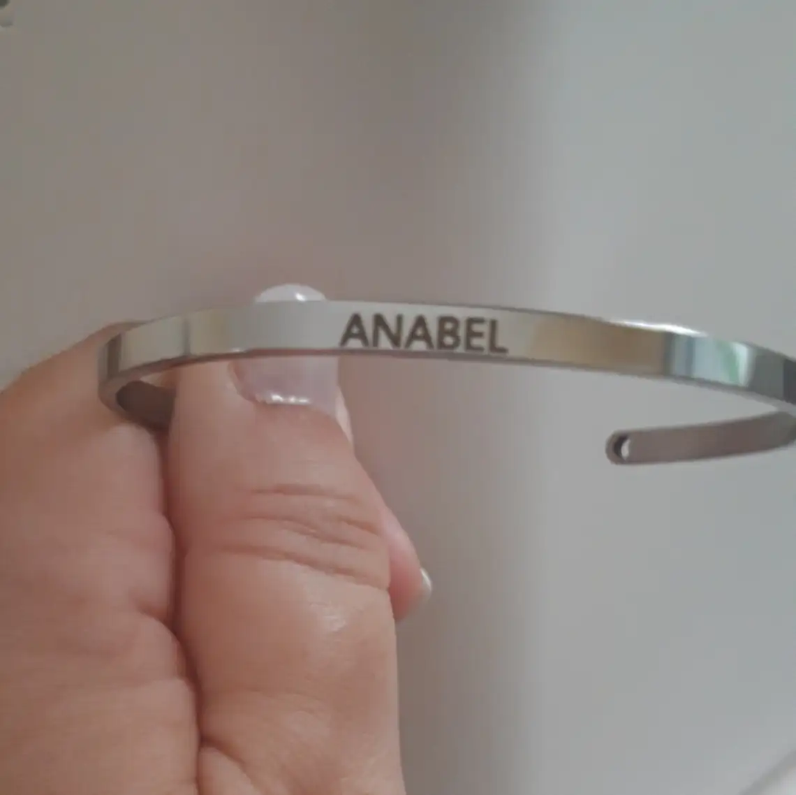 Pulsera con grabado