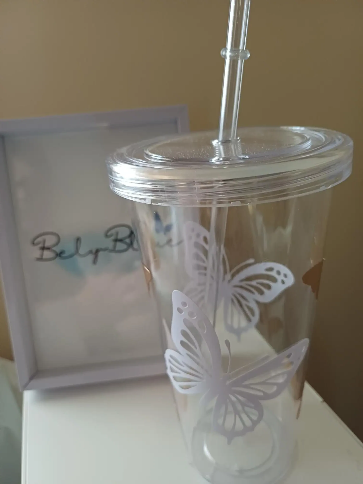 Vaso con pajita personalizado - Imagen 3