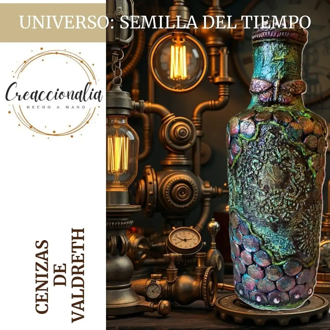 Botella decorada-Cenizas de Valdreth