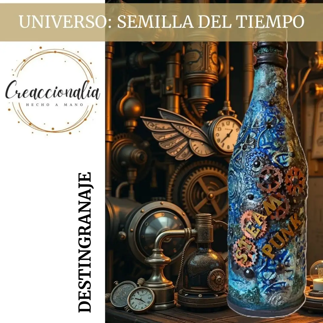 Botella decorada- Destingranaje