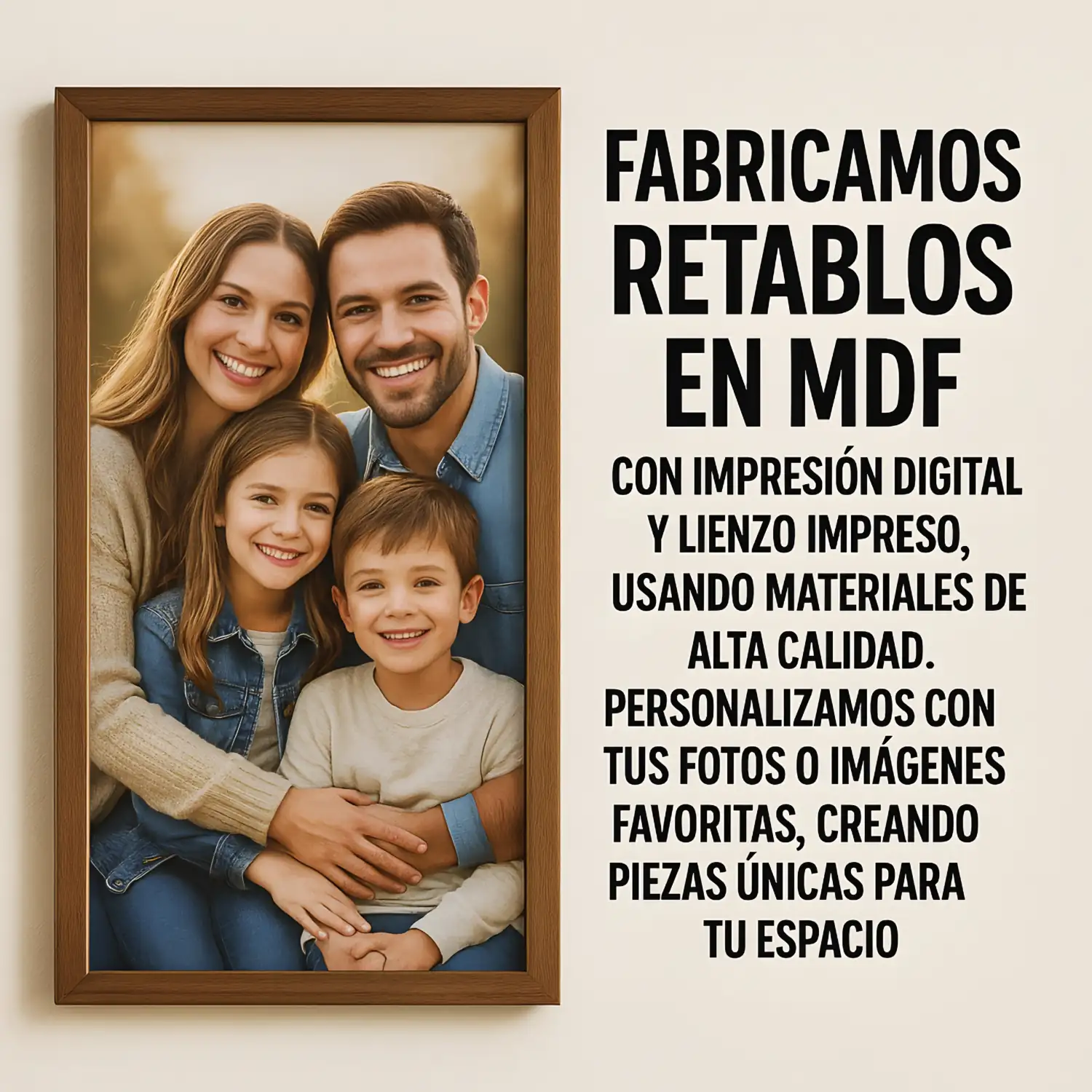 Cuadro Decorativo Religioso Jesucristo E2 50x35 MDF - Imagen 5