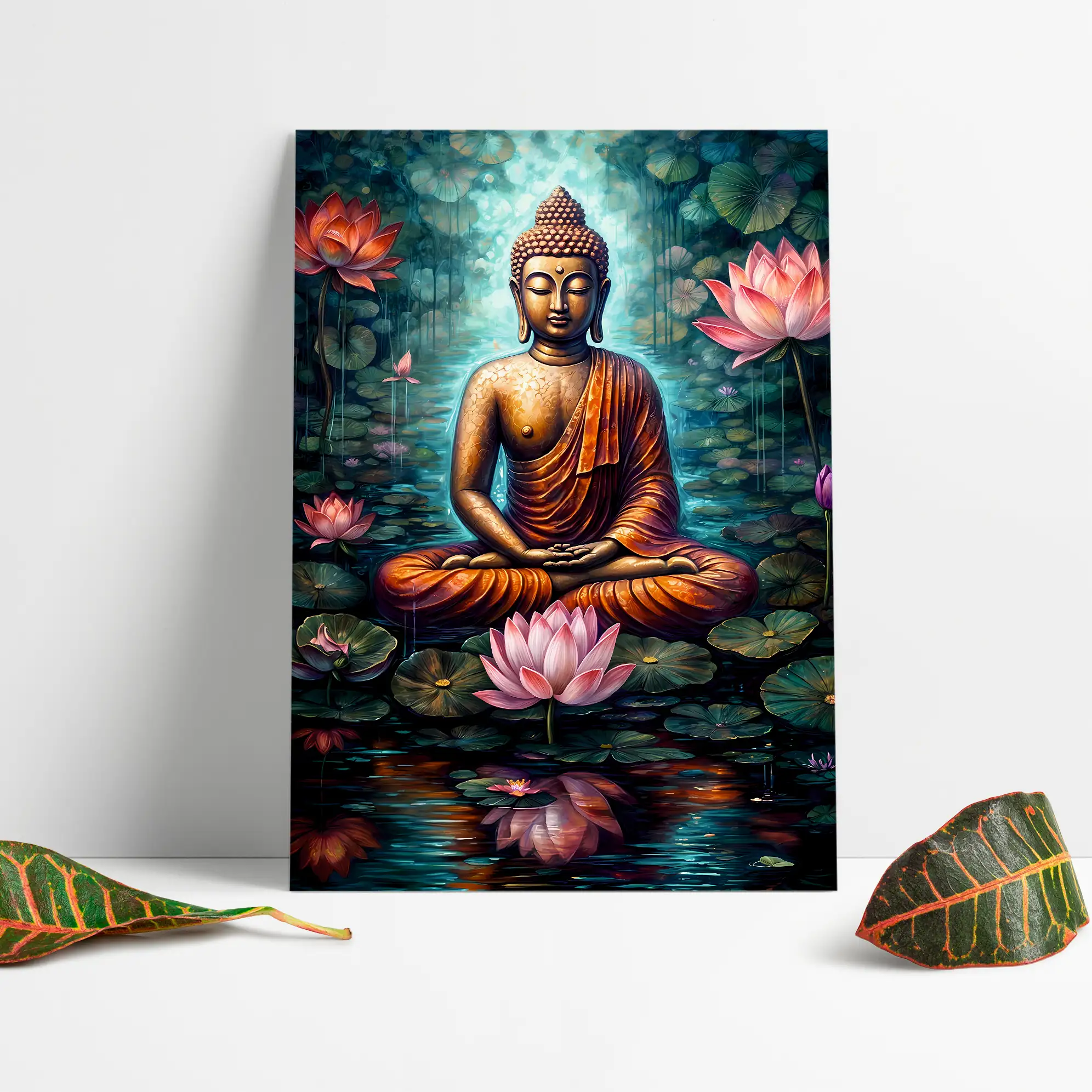 Cuadro Decorativo Espiritual Buda E2 50x35 MDF