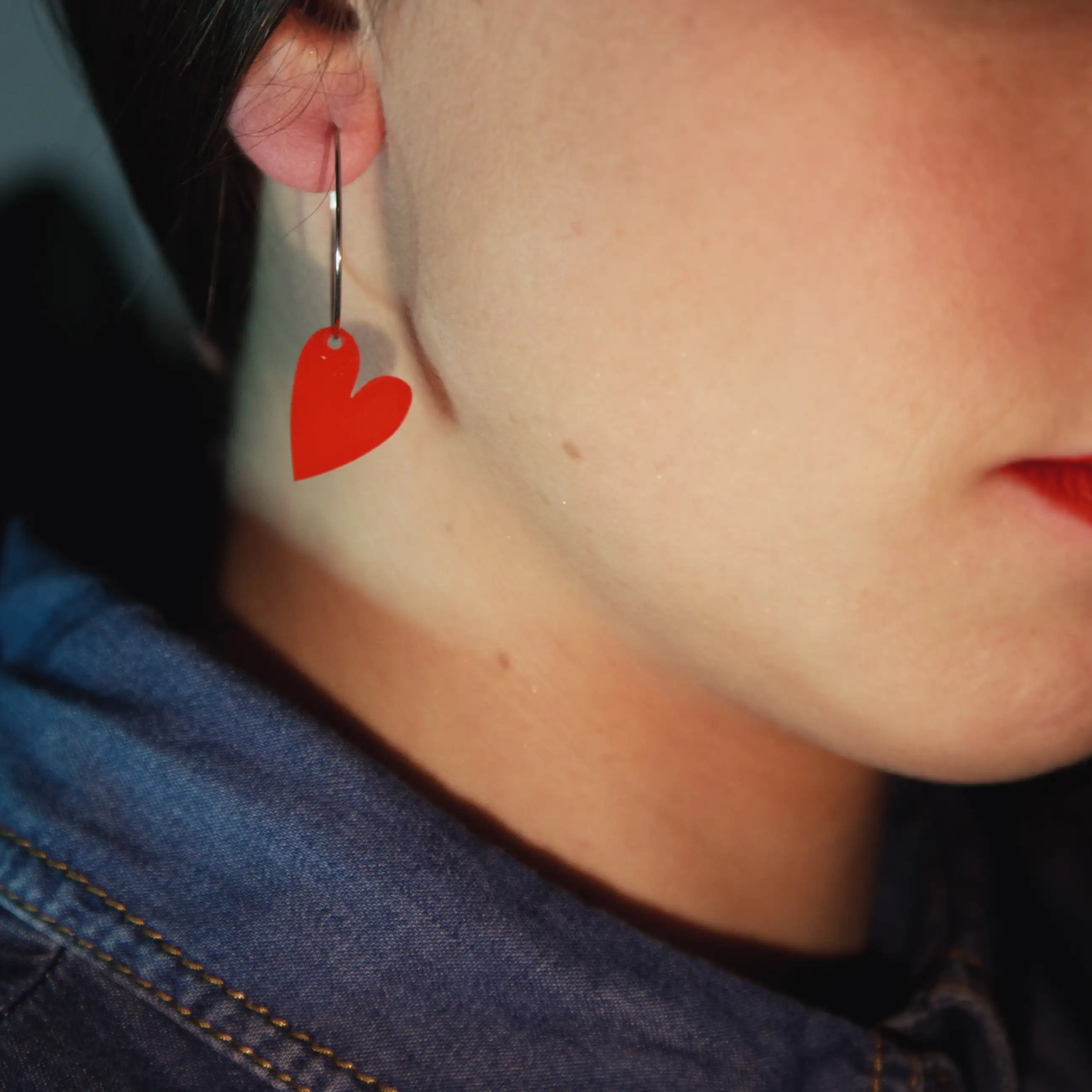 Pendientes Aro Corazón  - Imagen 3