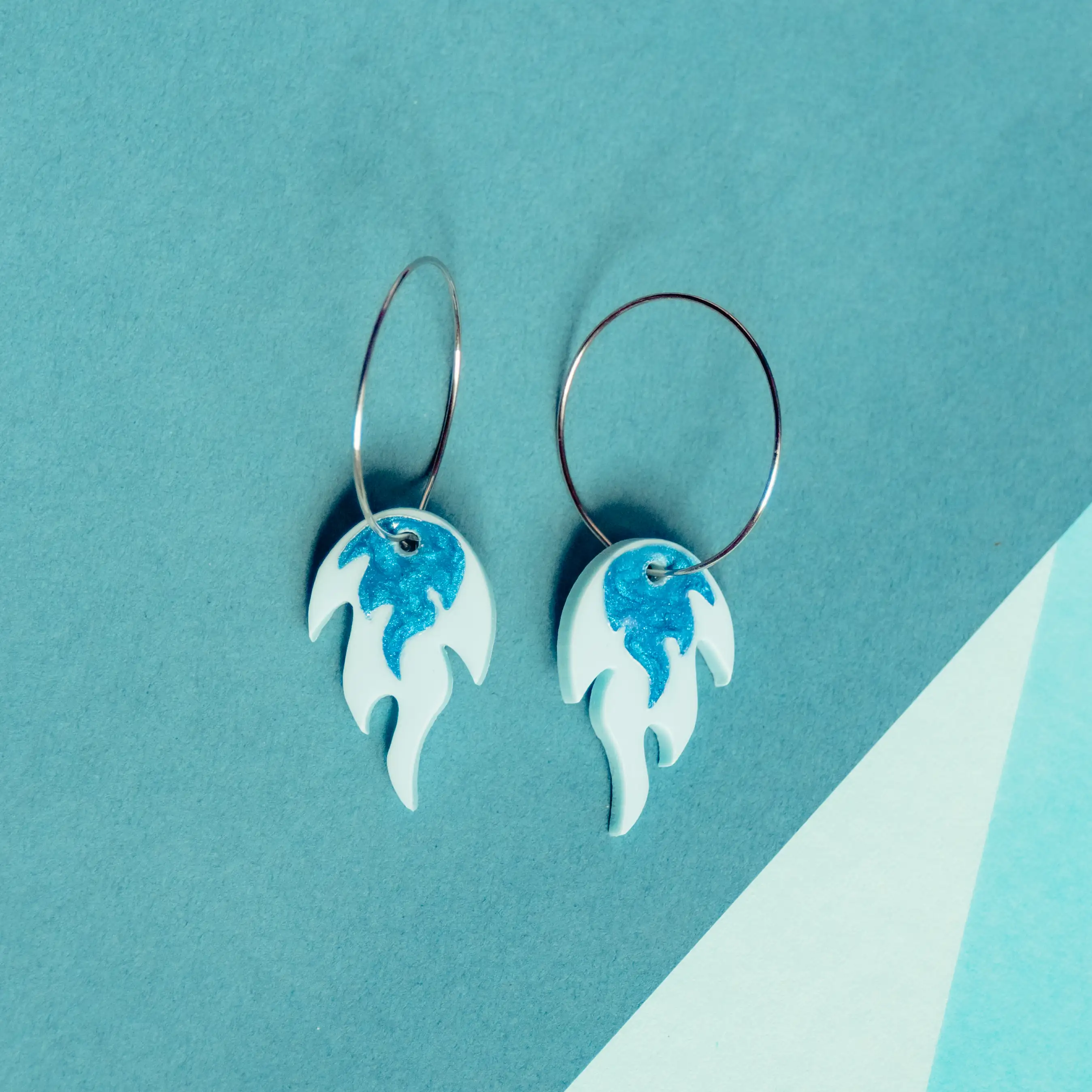 Pendientes Aro Puro Fuego - Imagen 4