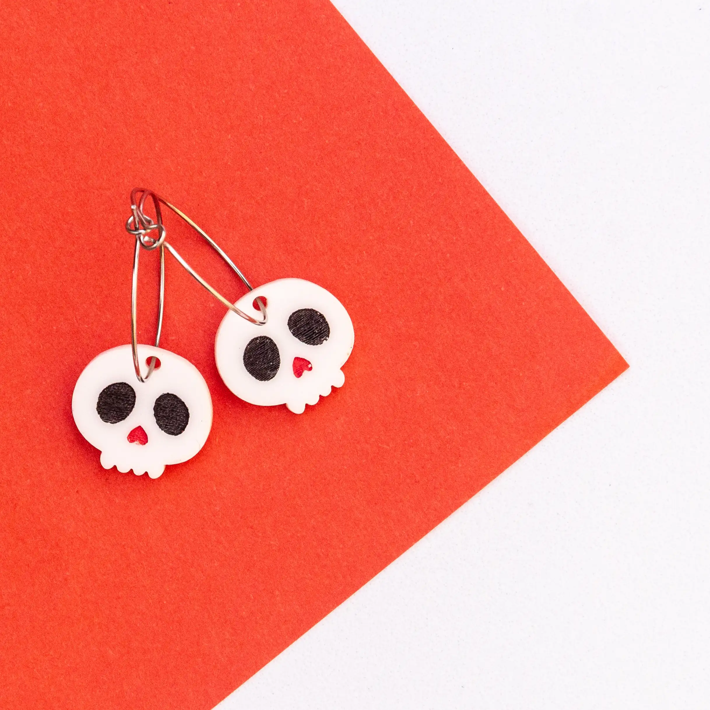 Pendientes Aro Calaveras