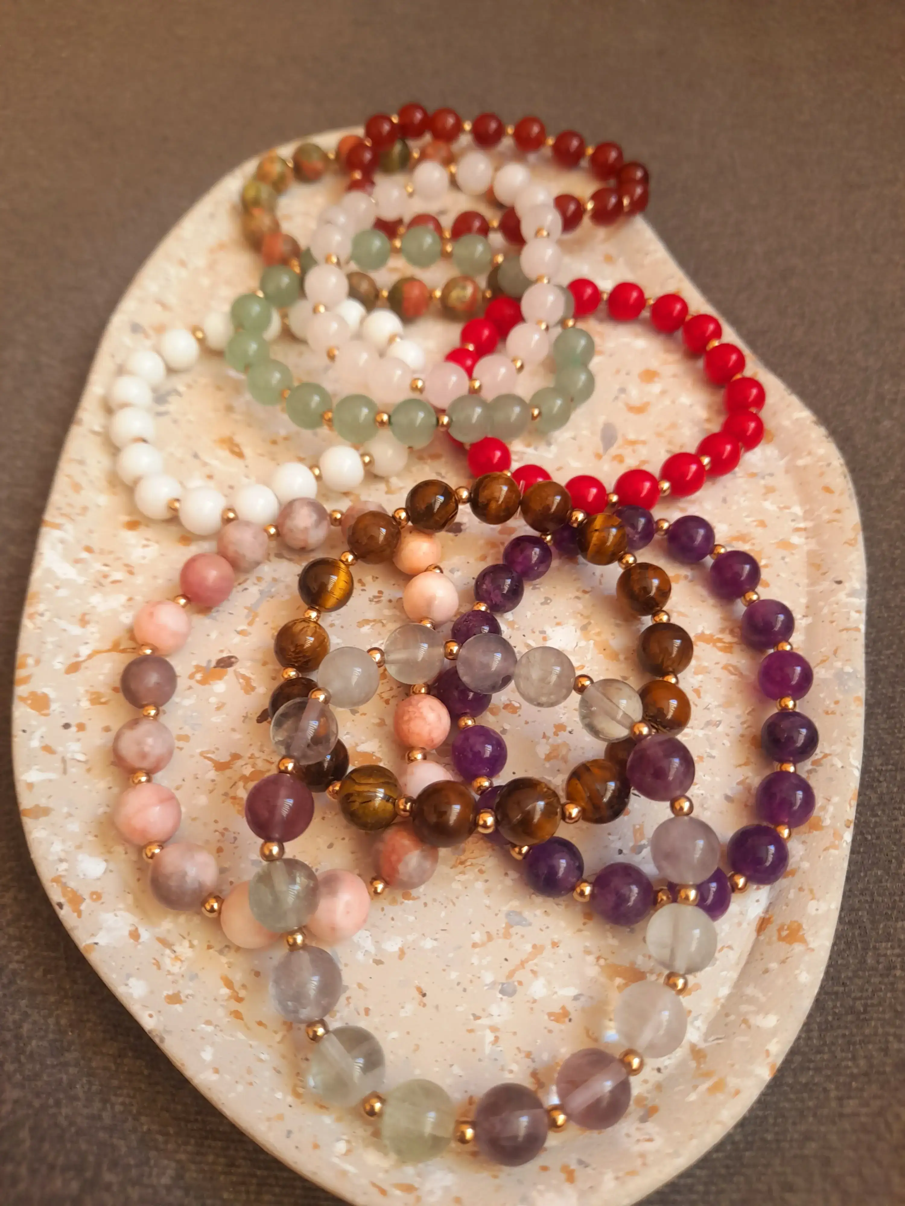 Pulseras de minerales - Imagen 5