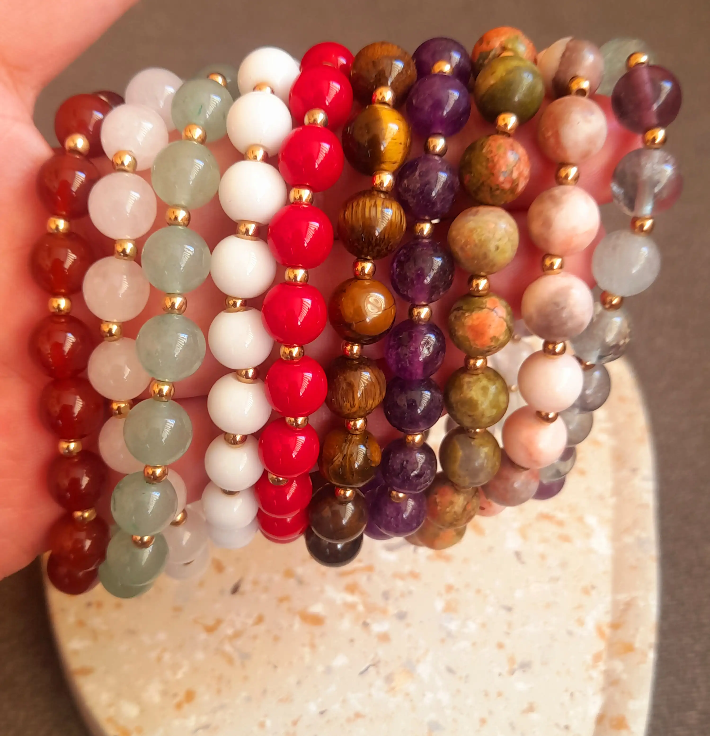 Pulseras de minerales