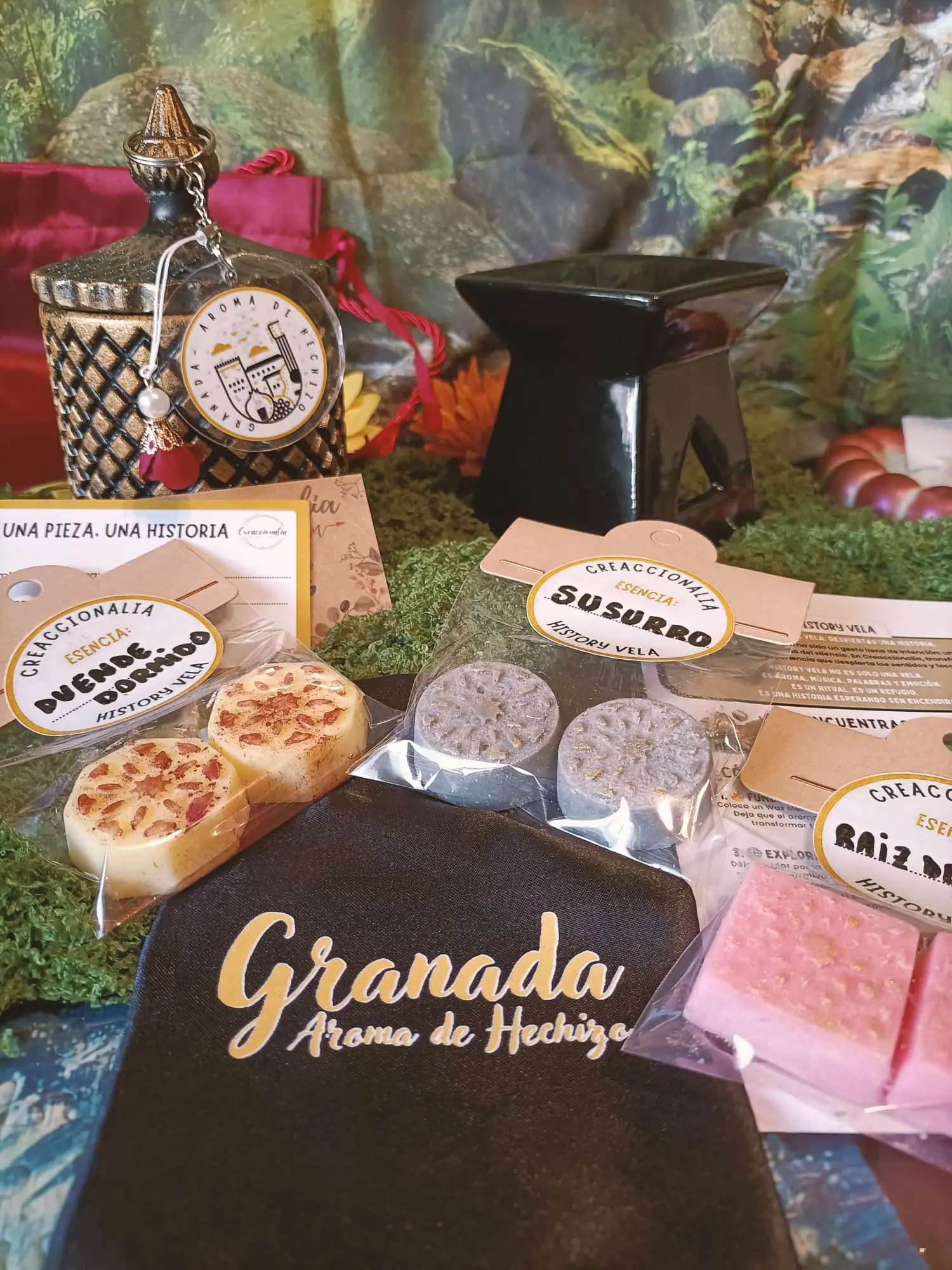 History vela- " Granada- aroma de hechizo".