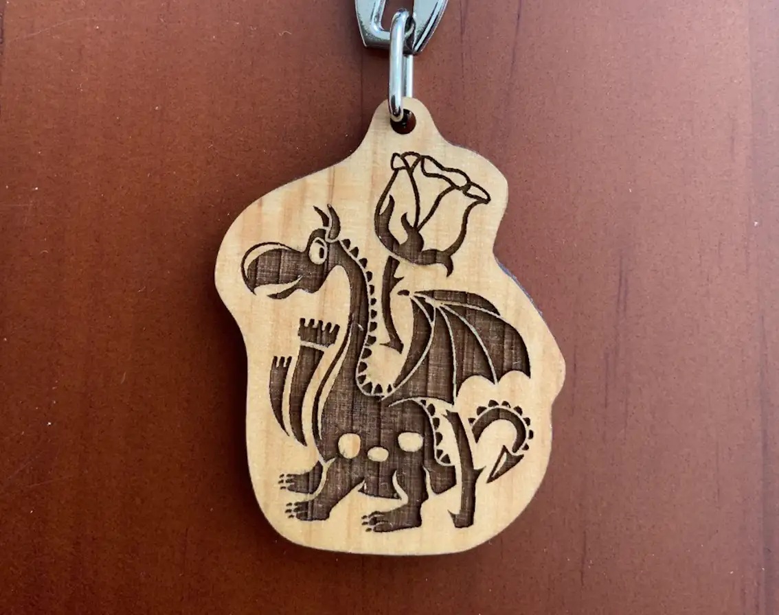 Llavero de madera