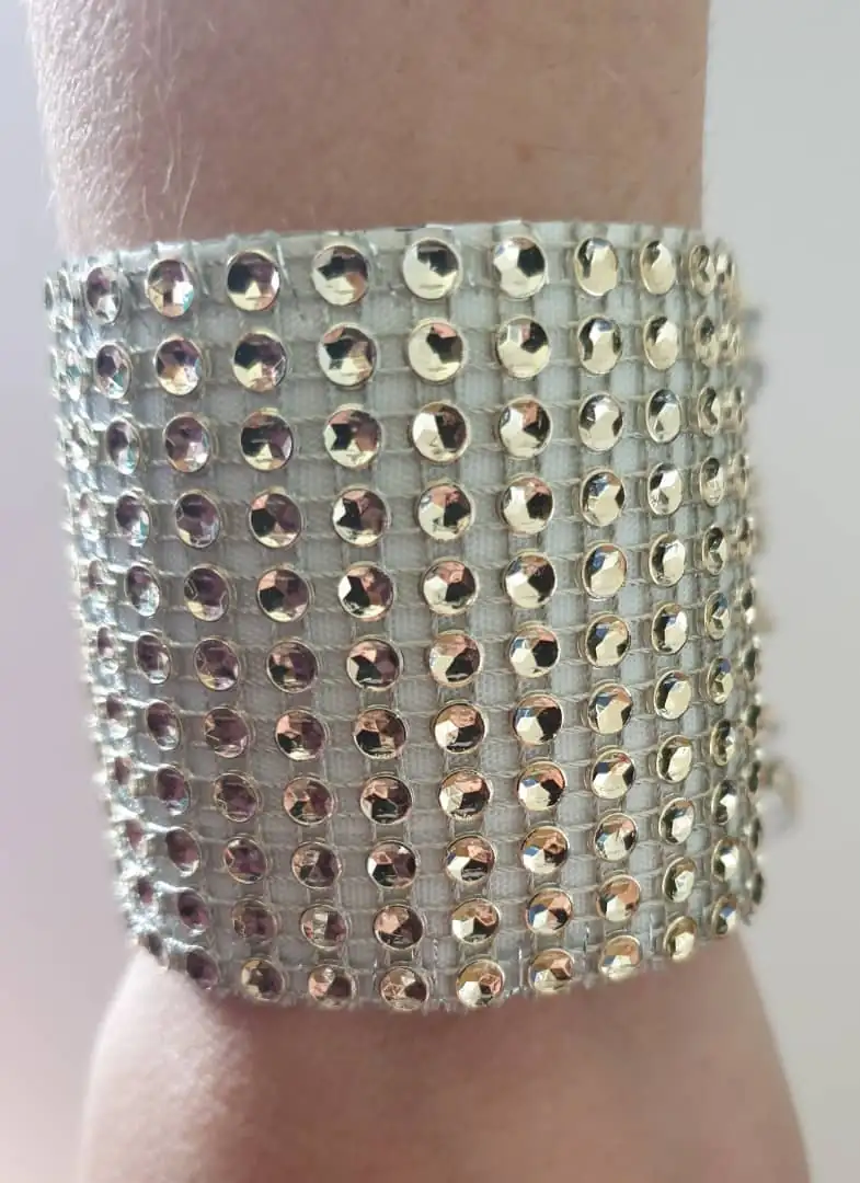 Pulsera de diamantes de imitación - Imagen 3