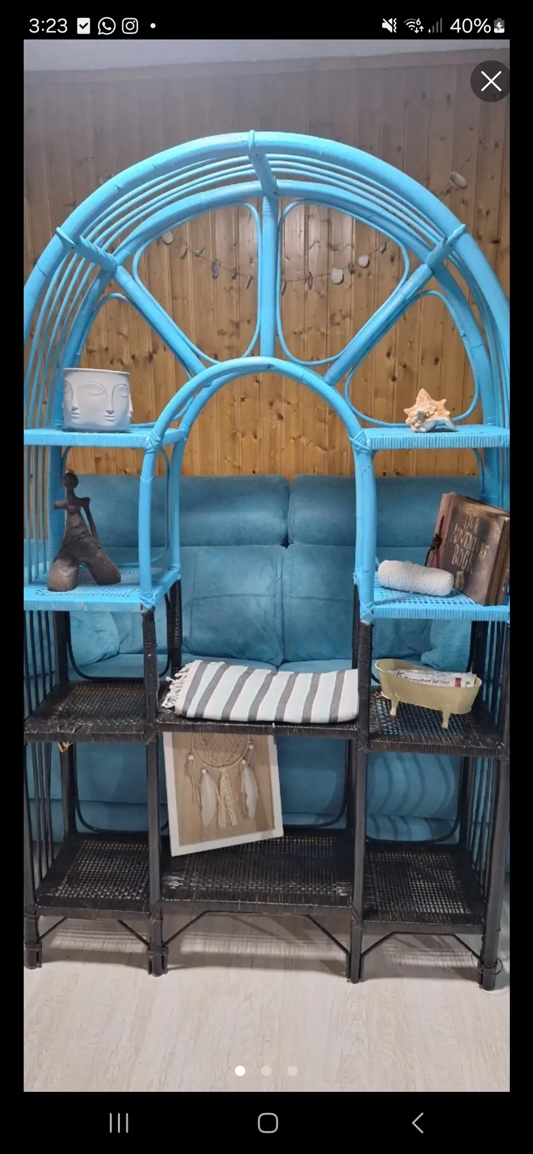 Estantería de bambú
