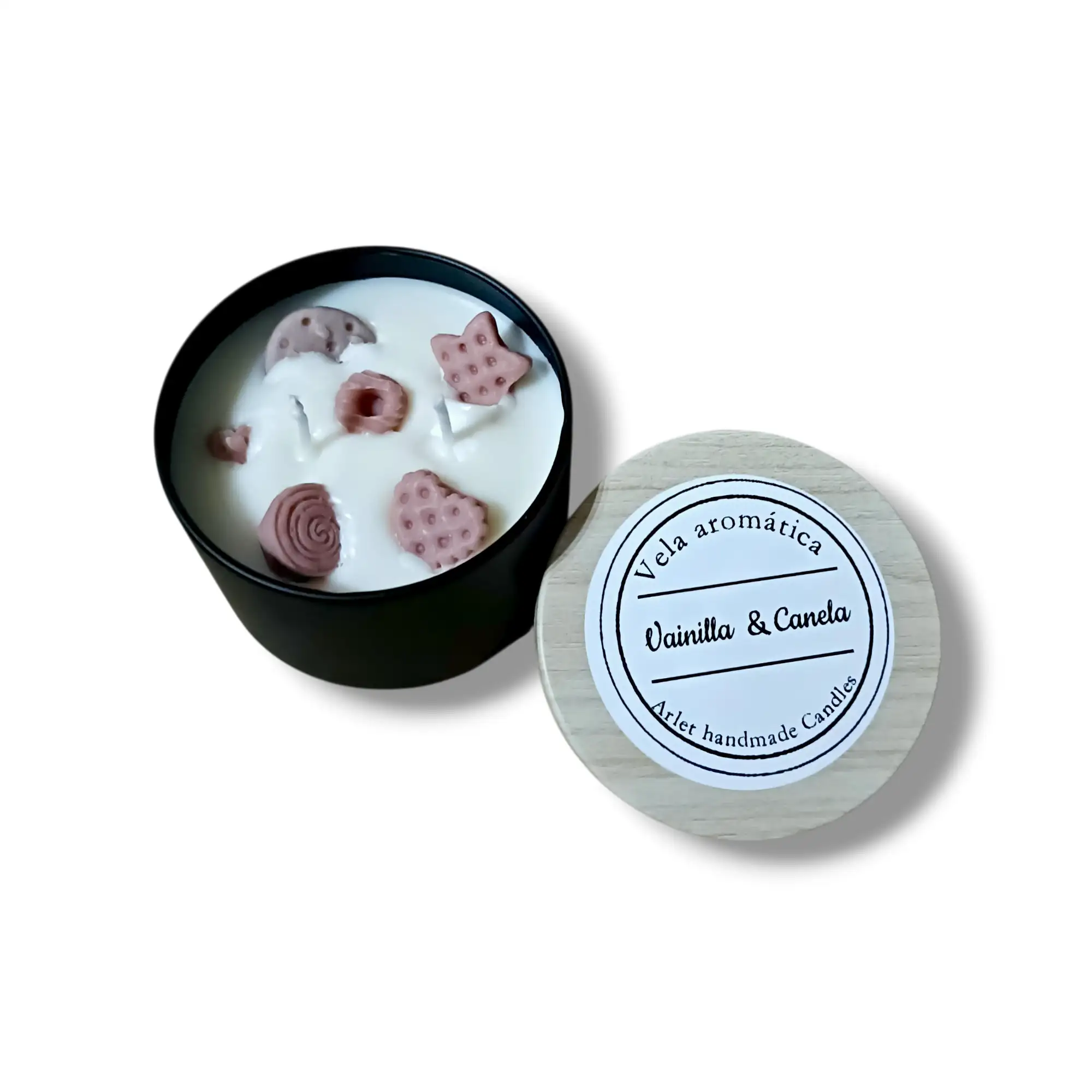 Vela de aromaterapia vainilla y canela