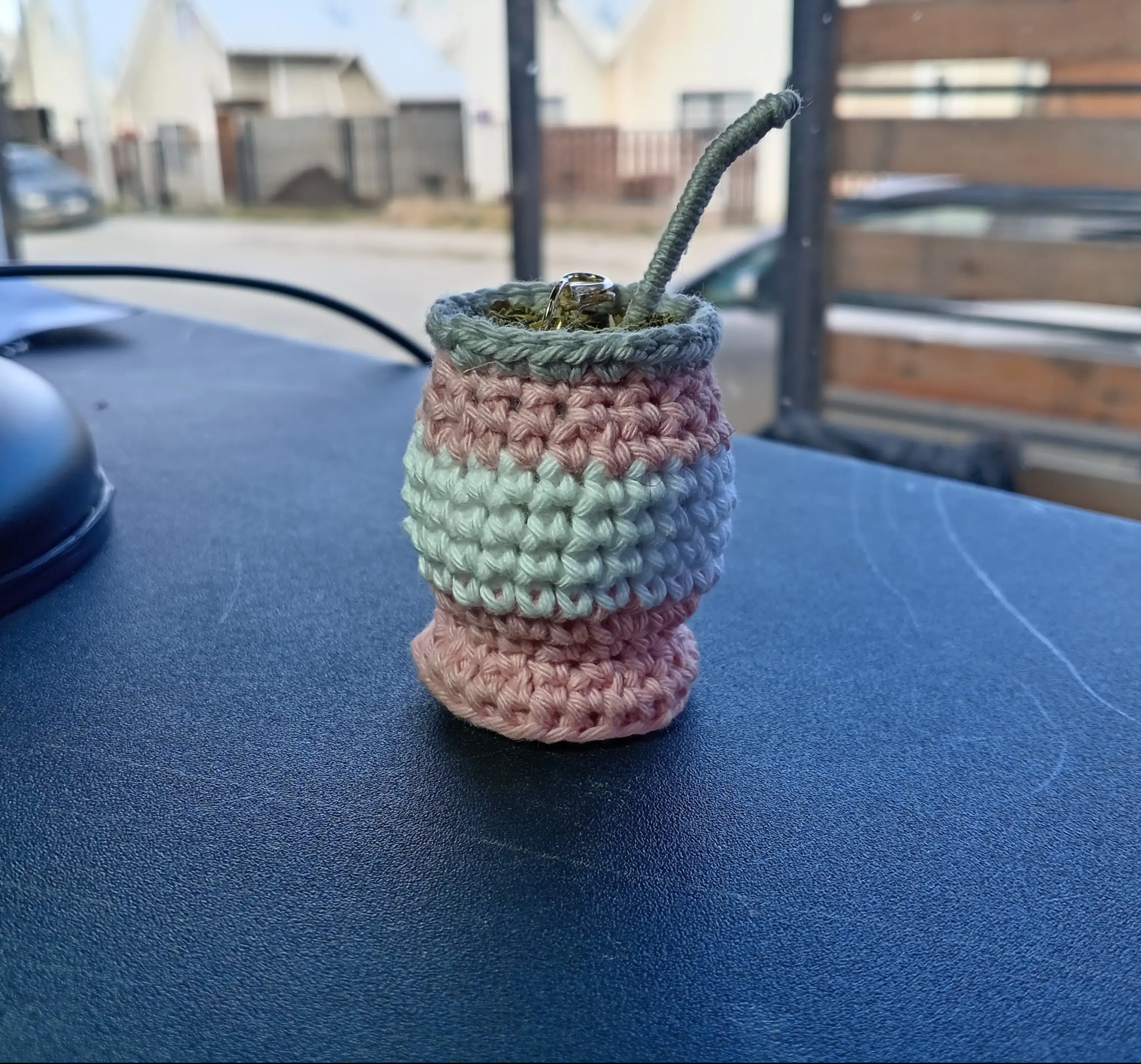 Mate de copa tejido 