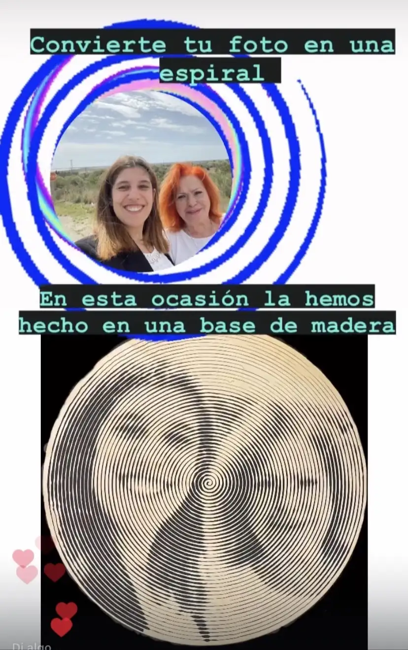 Foto en espiral