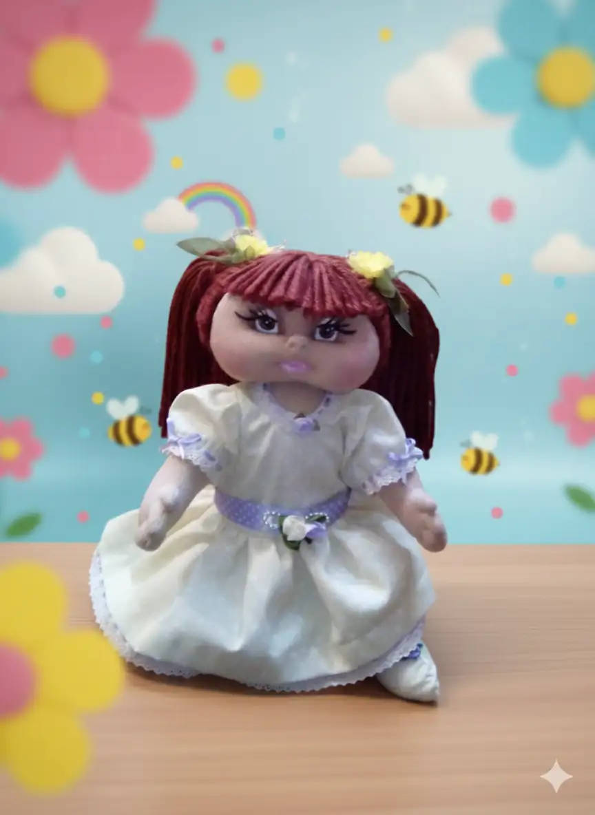 Muñeca de trapo artesanal