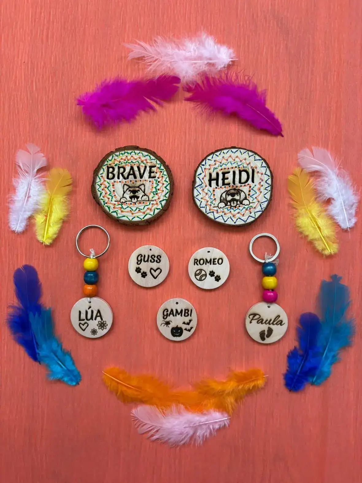 Chapitas, llaveros, imánes y adornos - Imagen 3