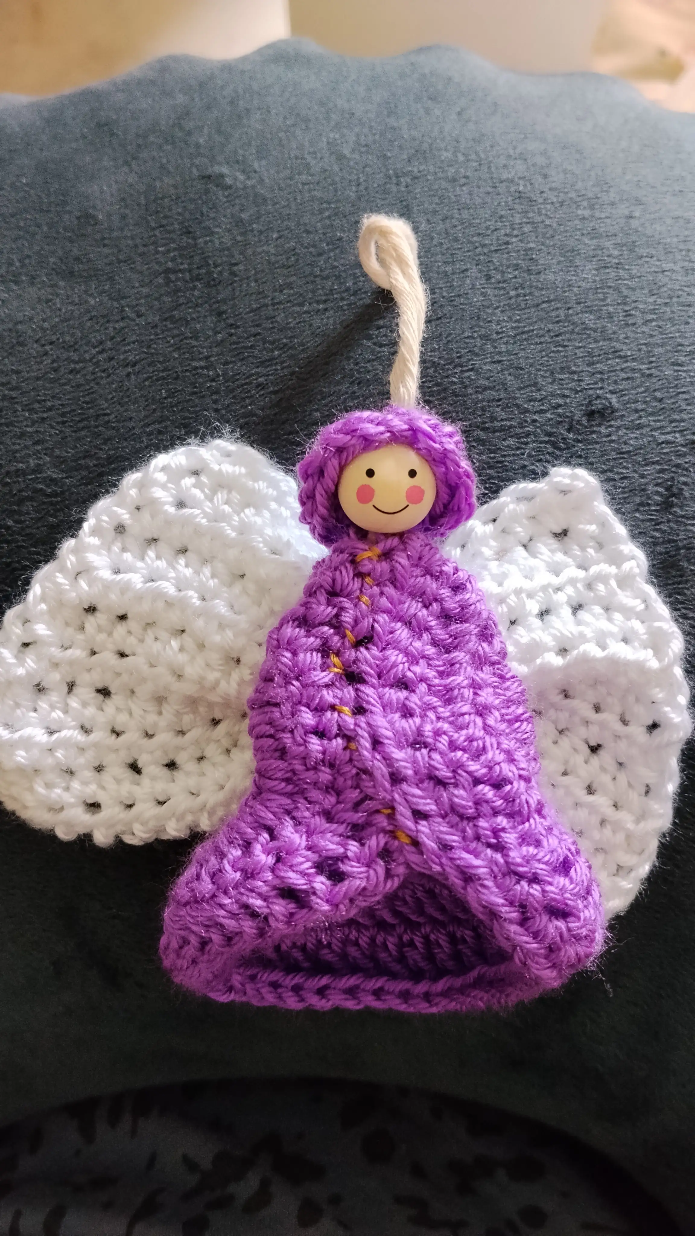 Ángeles en crochet
