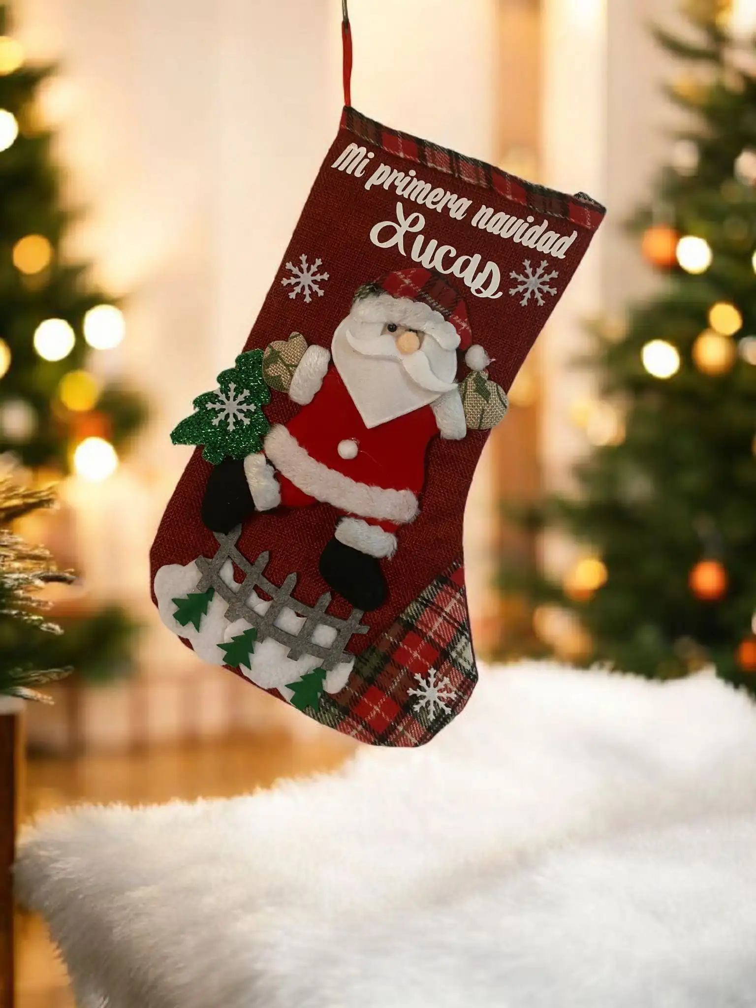 Calcetín Papá Noel 