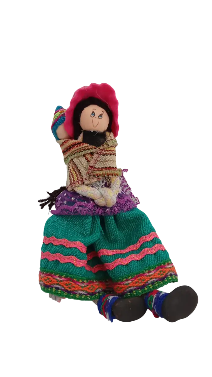 Cholita sentada