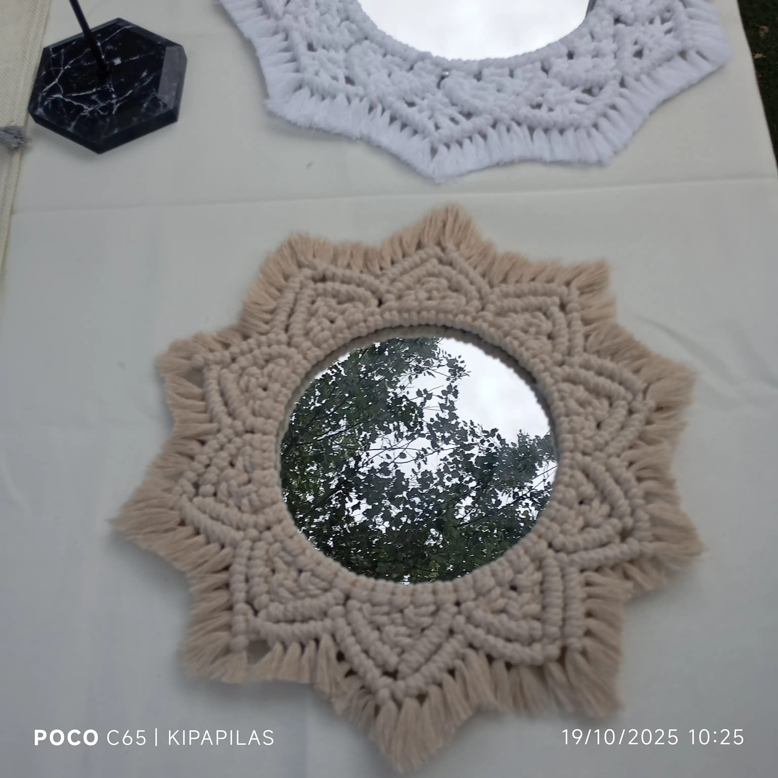 Espejos en macramé - Imagen 2