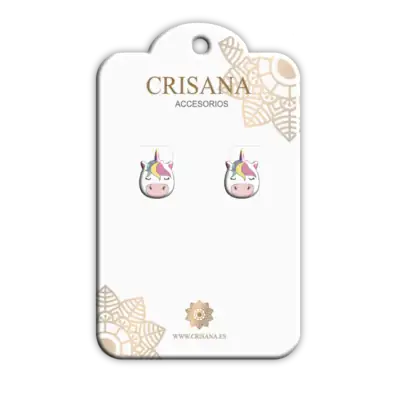 Pendientes Unicornio