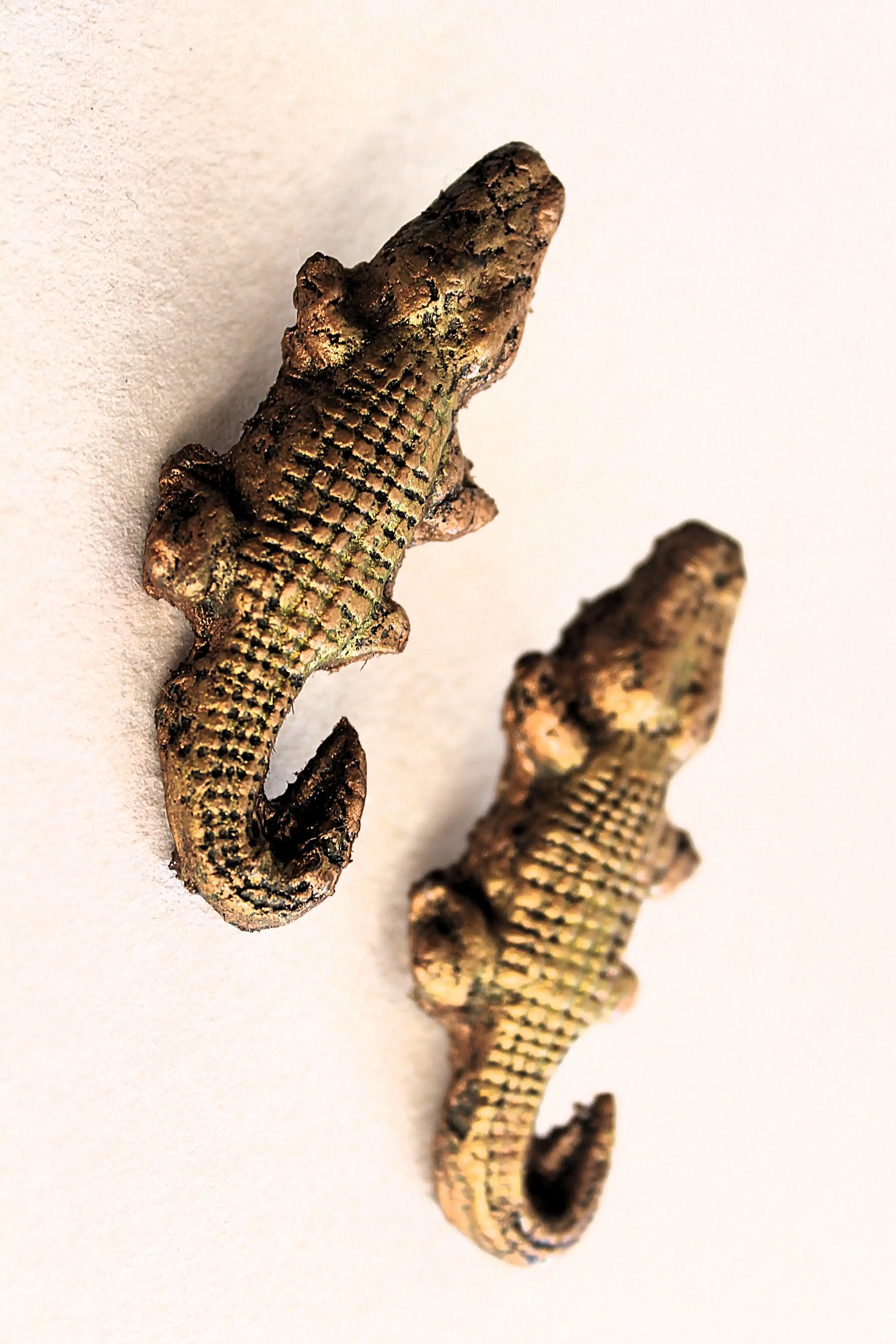 Aretes cocodrilo 