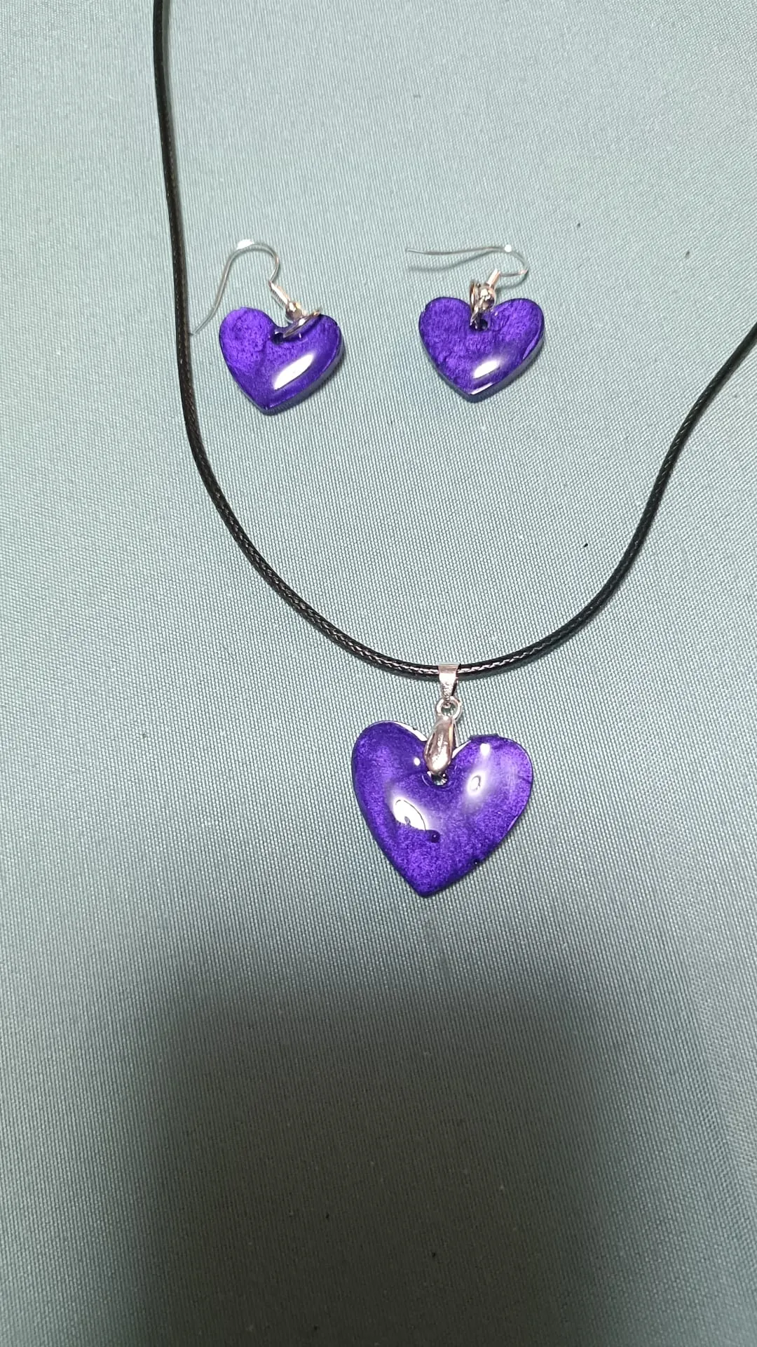 Conjunto bisutería resina 
