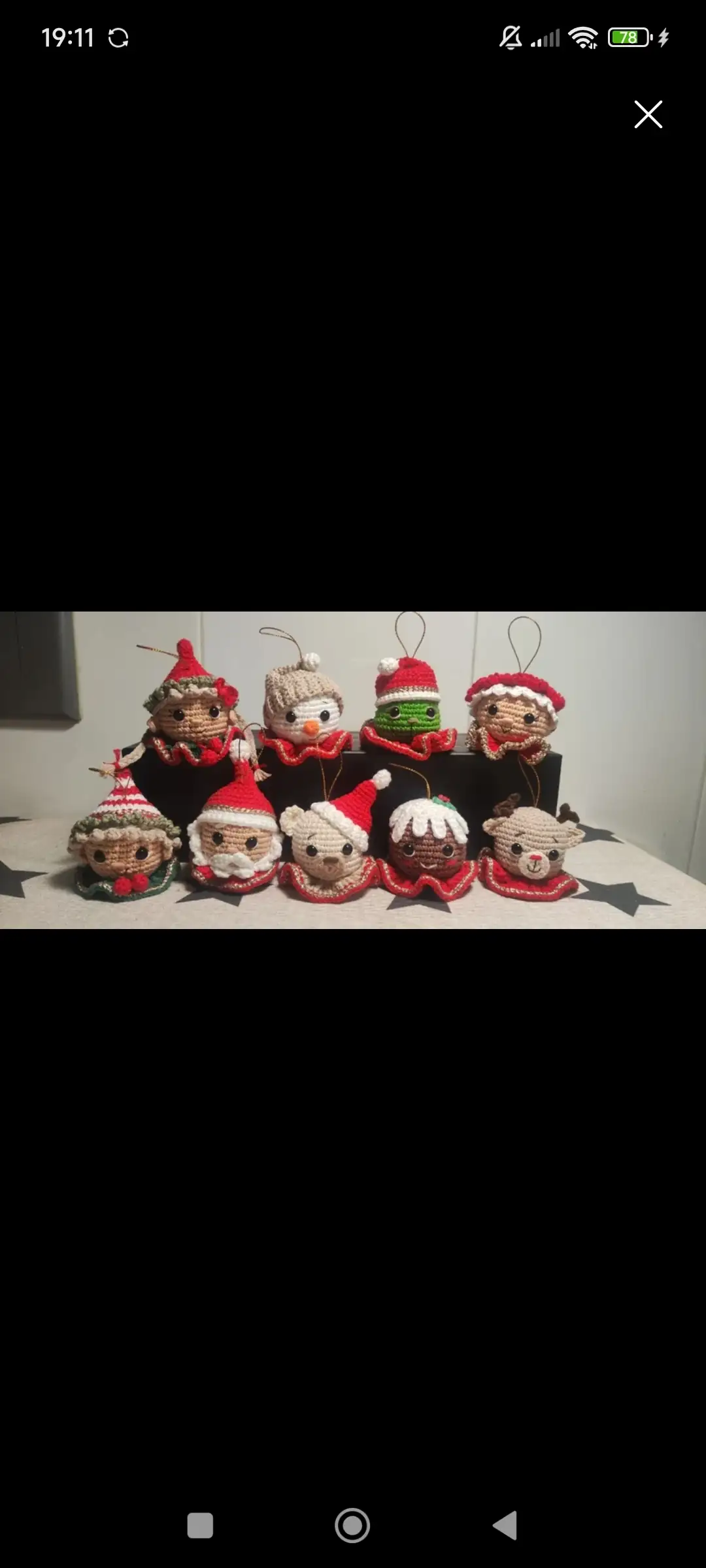 Adornos Árbol Navidad amigurumi