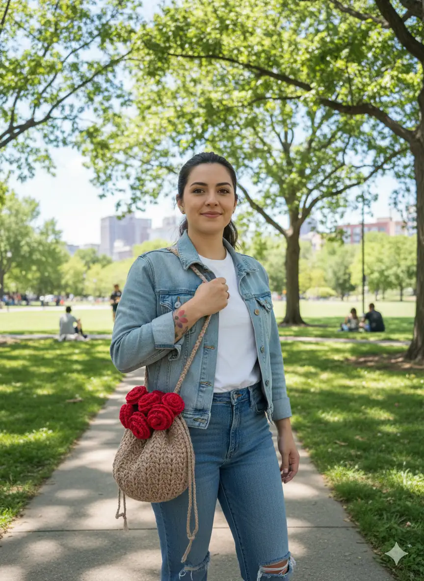 Bolso Ramo de Rosas