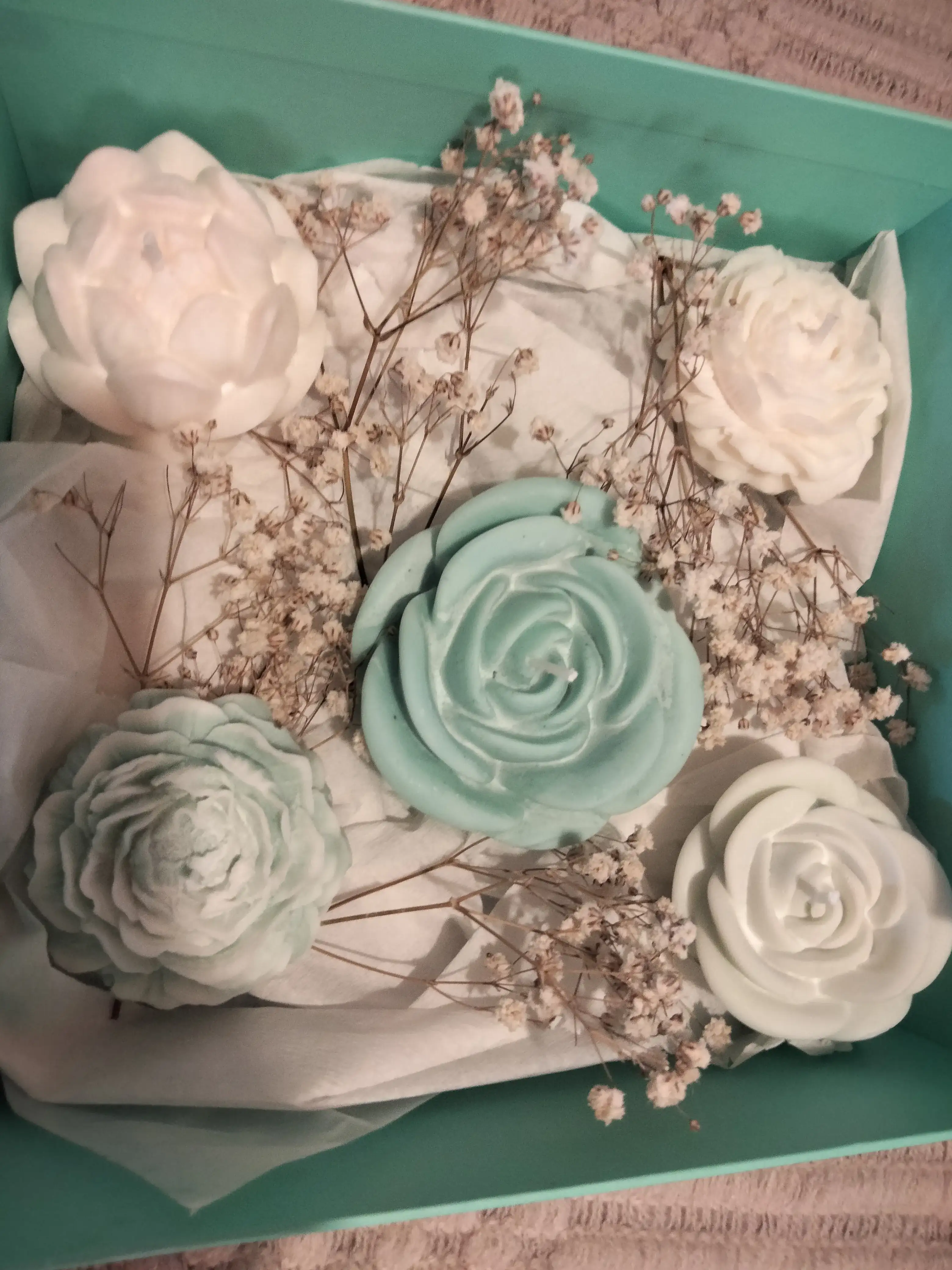 Vela caja regalo